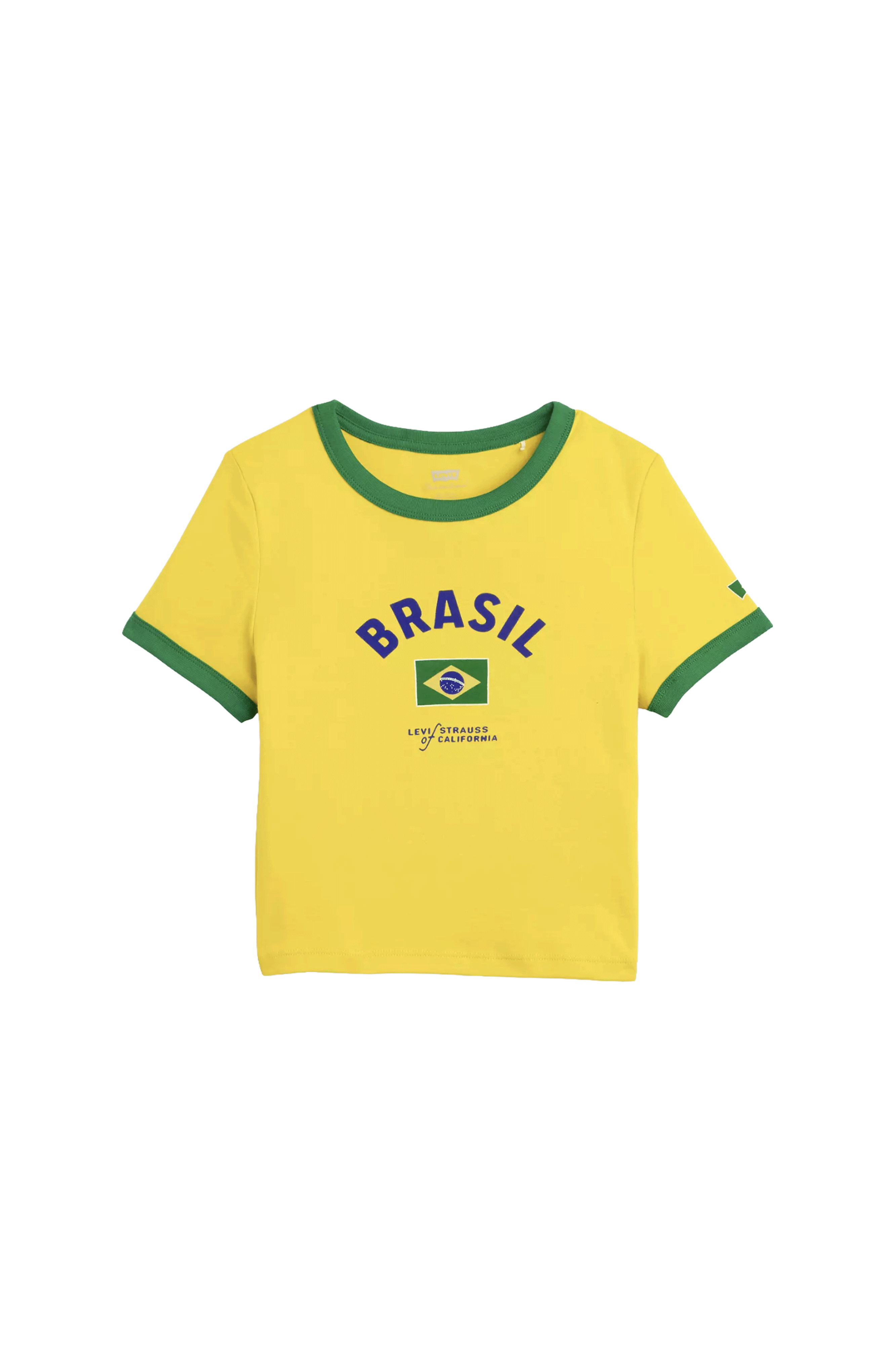 Retro Mini Ringer Tee Brasil x Fifa World Cup