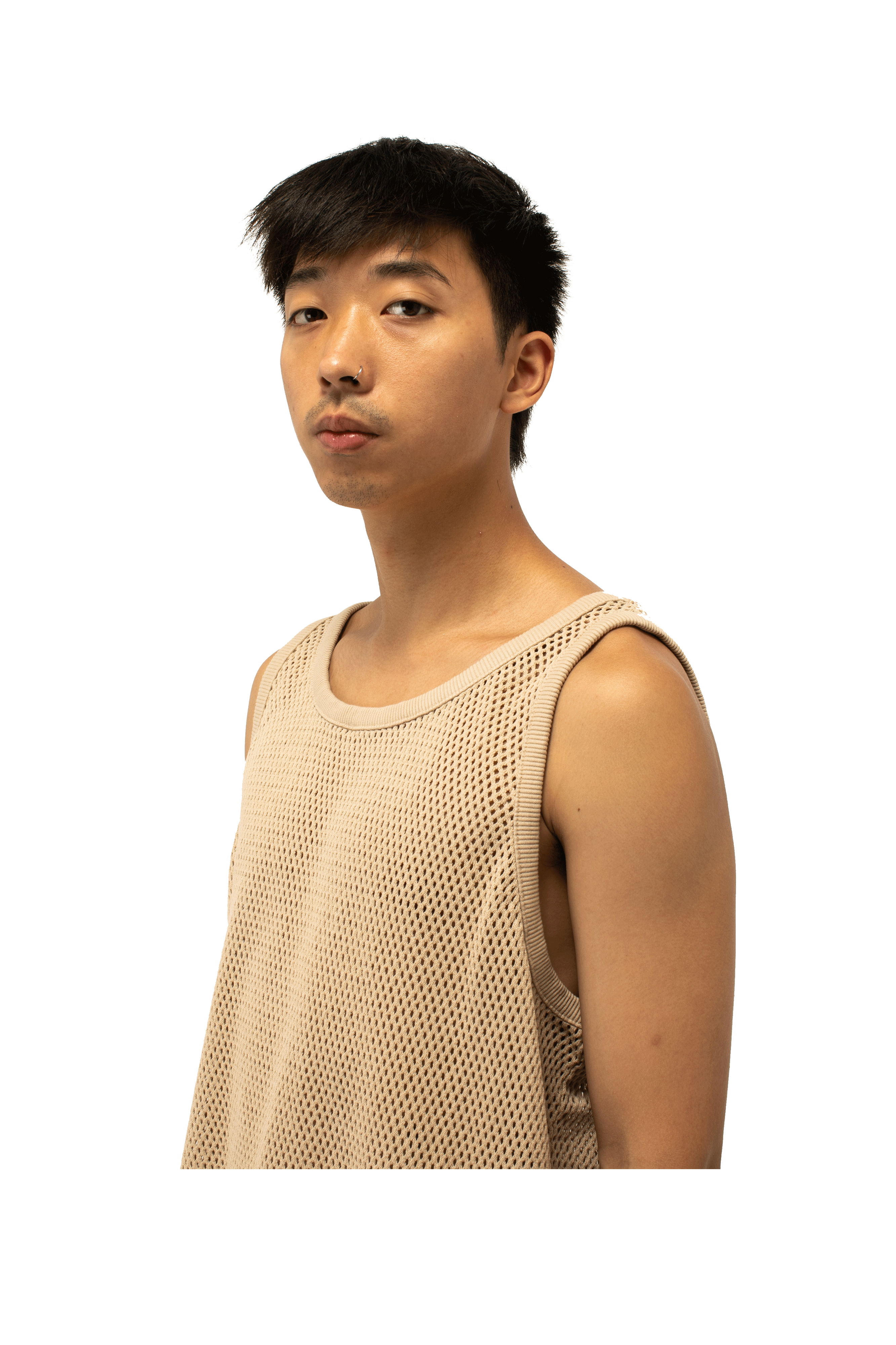 Cotton Big Mesh Tank