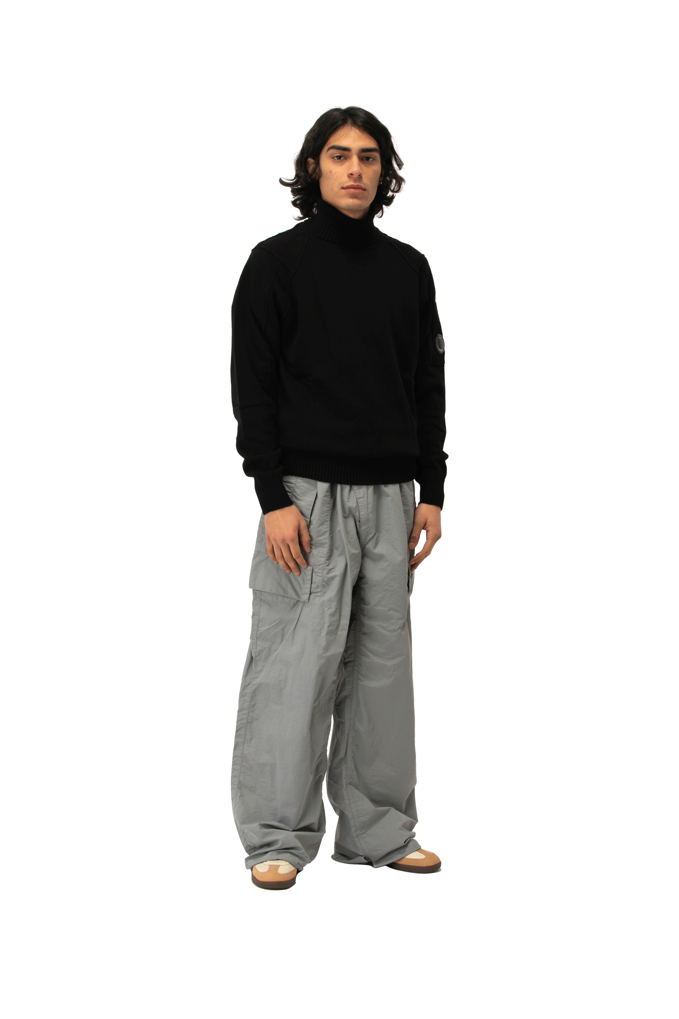 Lambswool Roll Neck Jumper