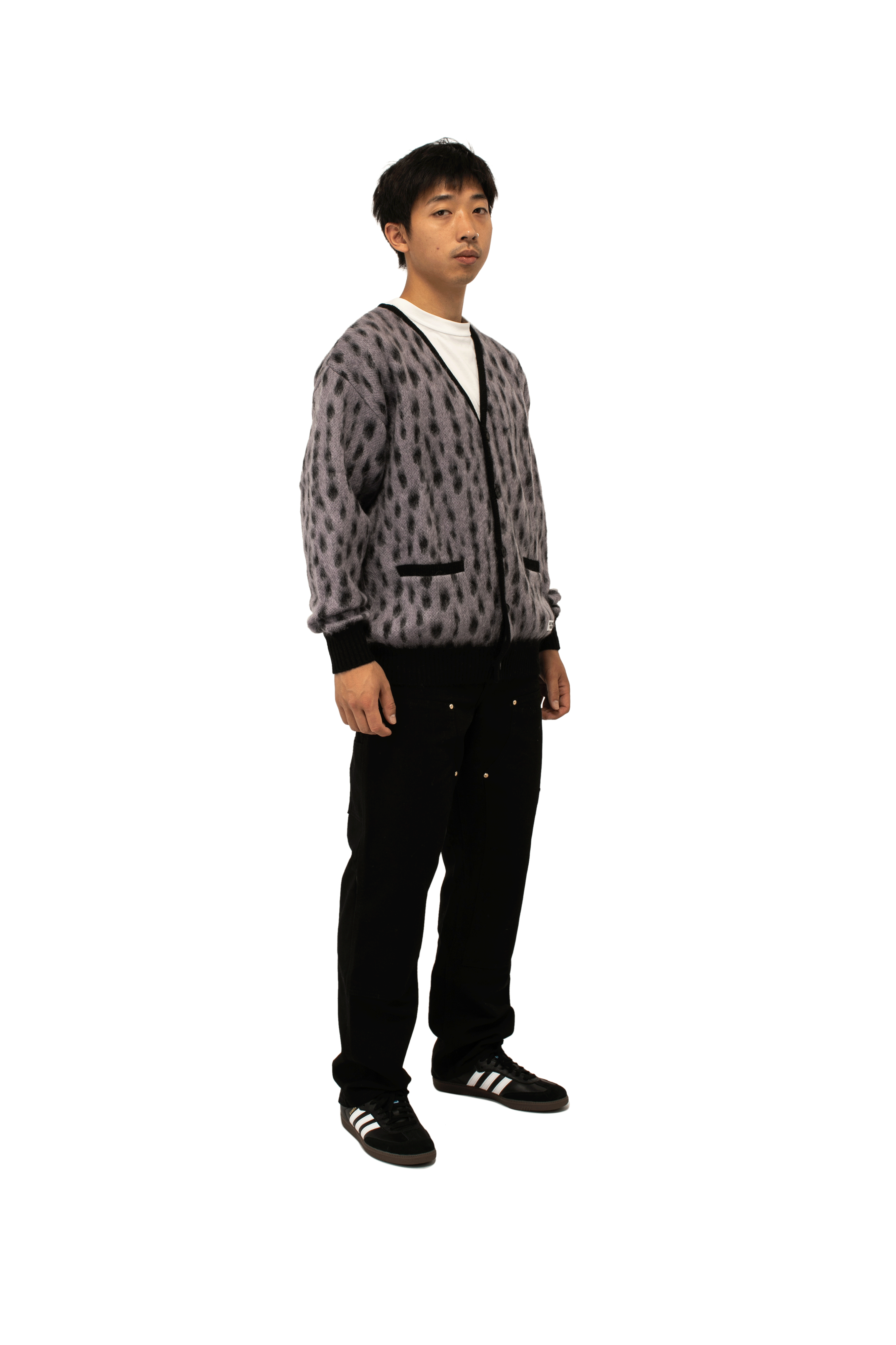 Leopard Mohair Cardigan