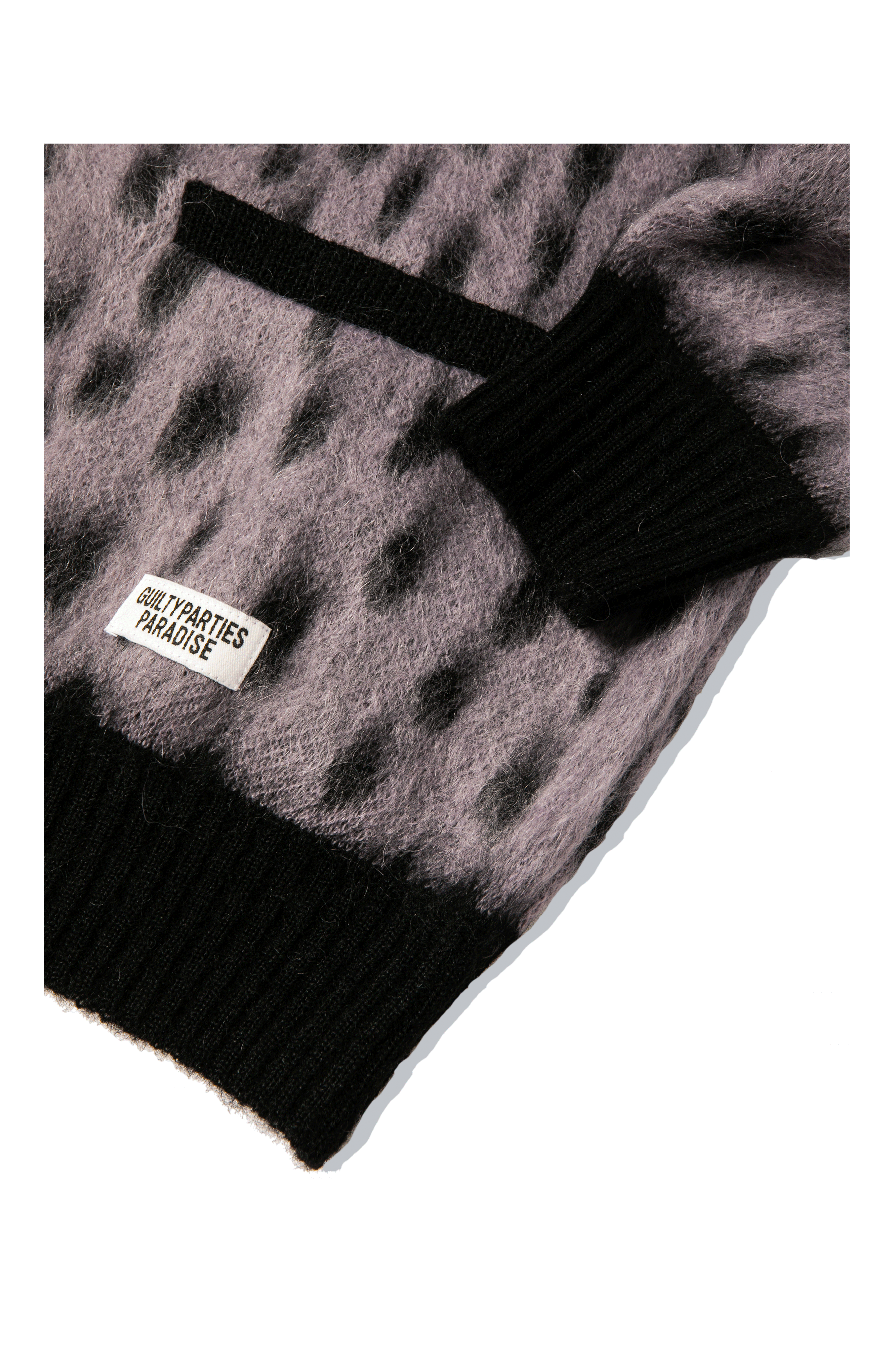 Leopard Mohair Cardigan