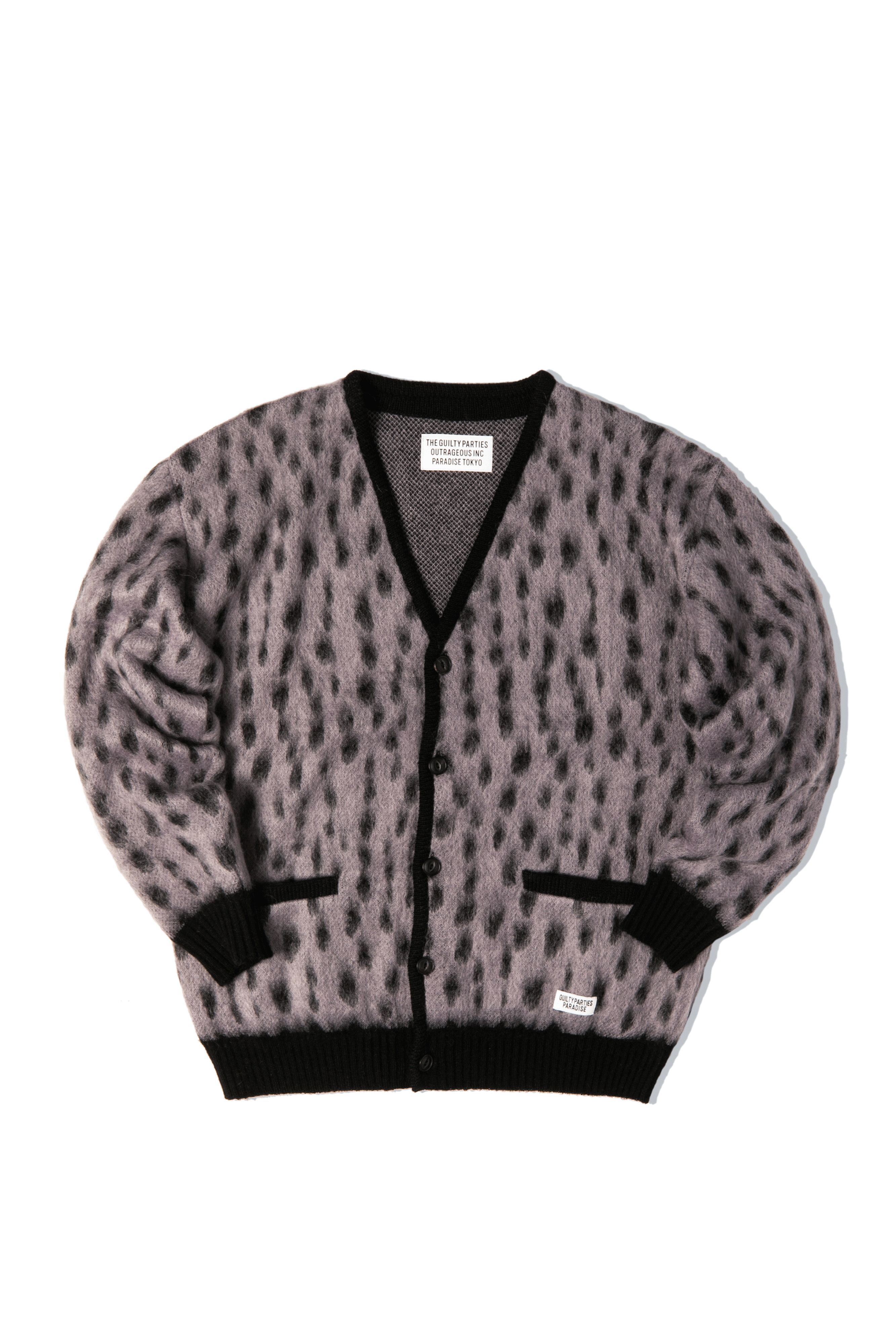 Leopard Mohair Cardigan