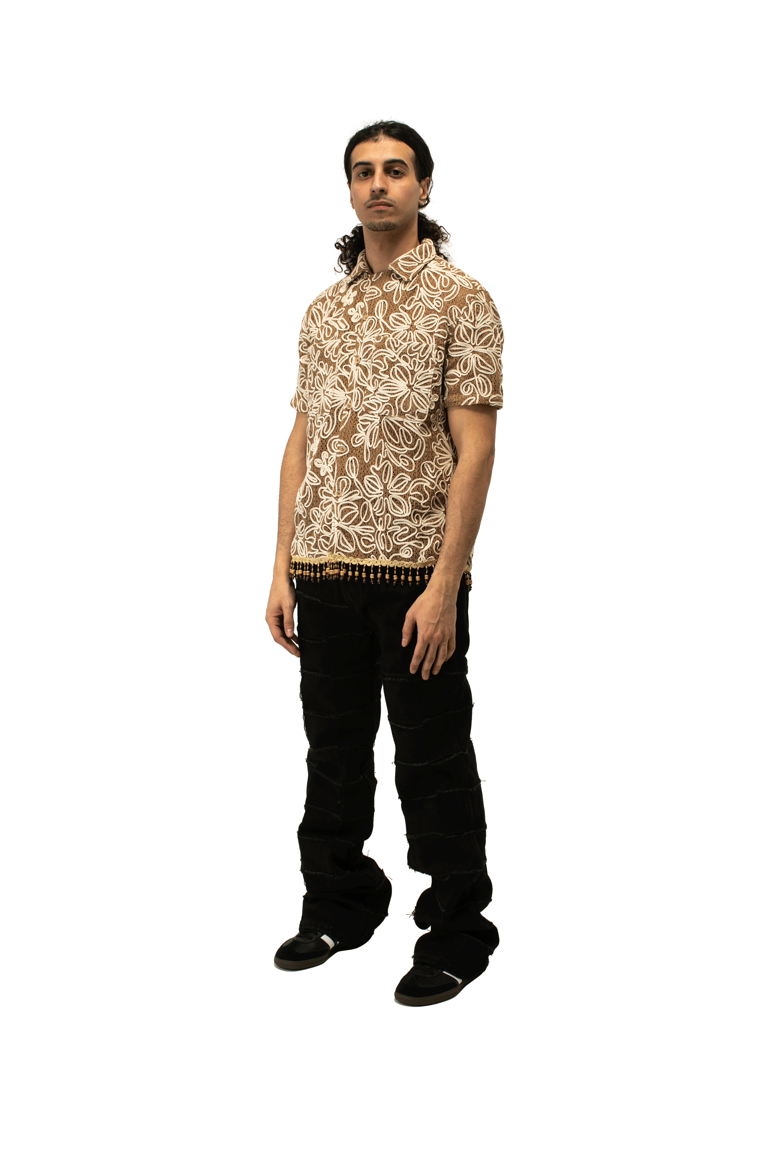 Flower Jacquard Shirts