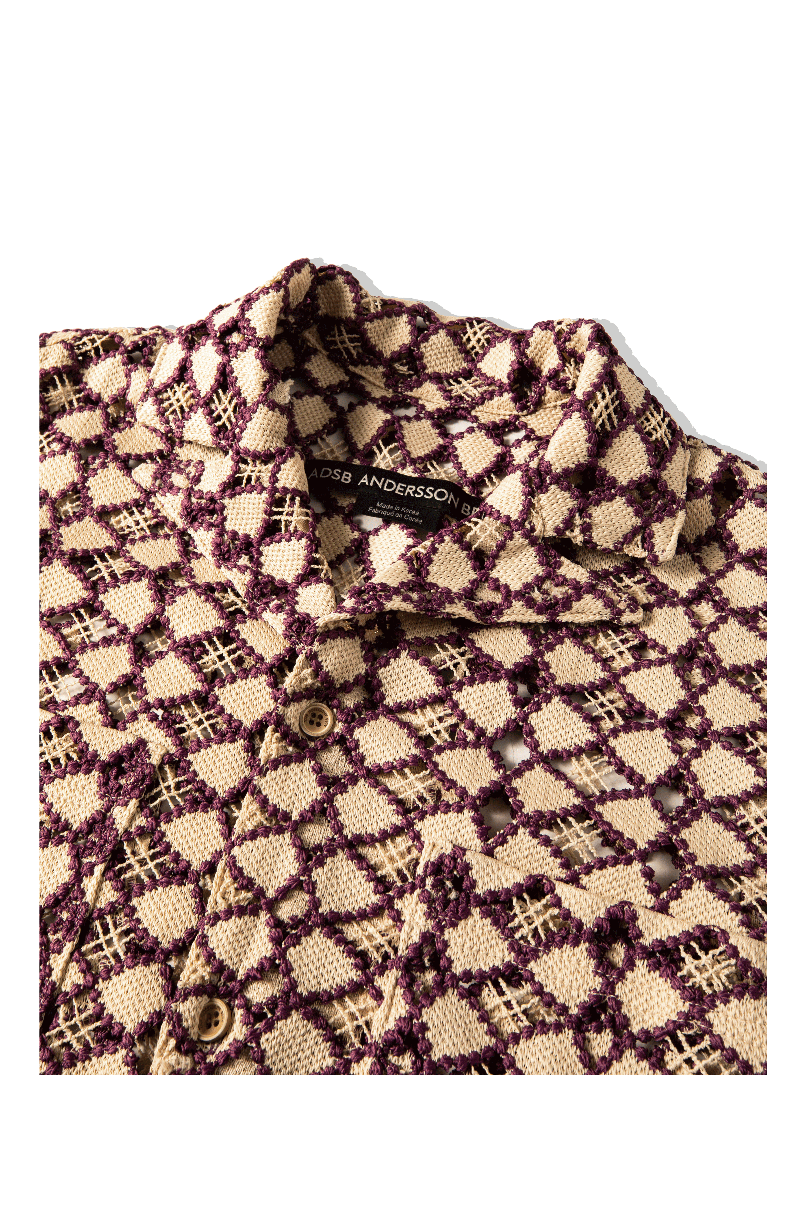 Letto Sheer Open Collar Shirts
