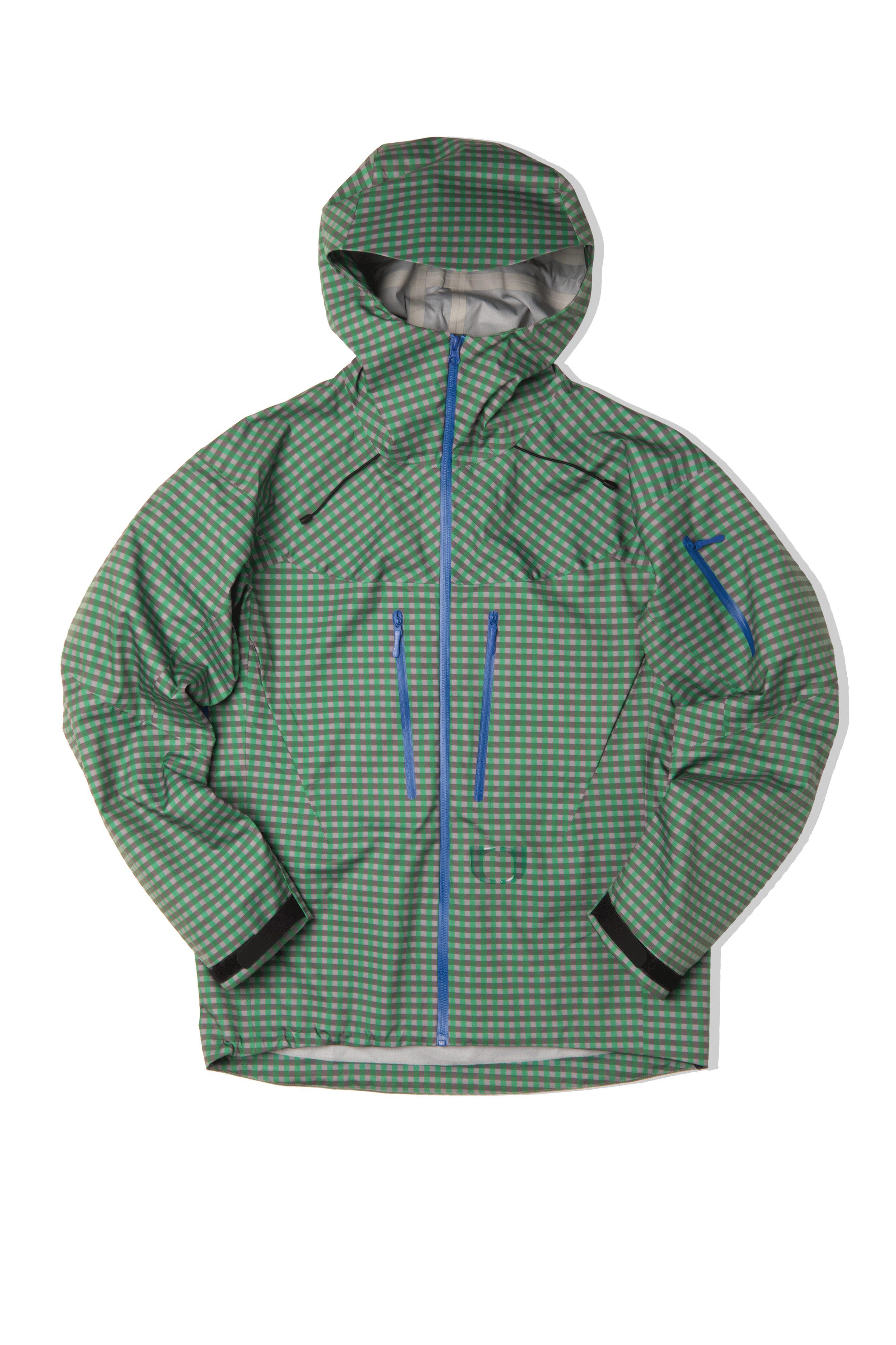 Technical Vichy Jacket.
