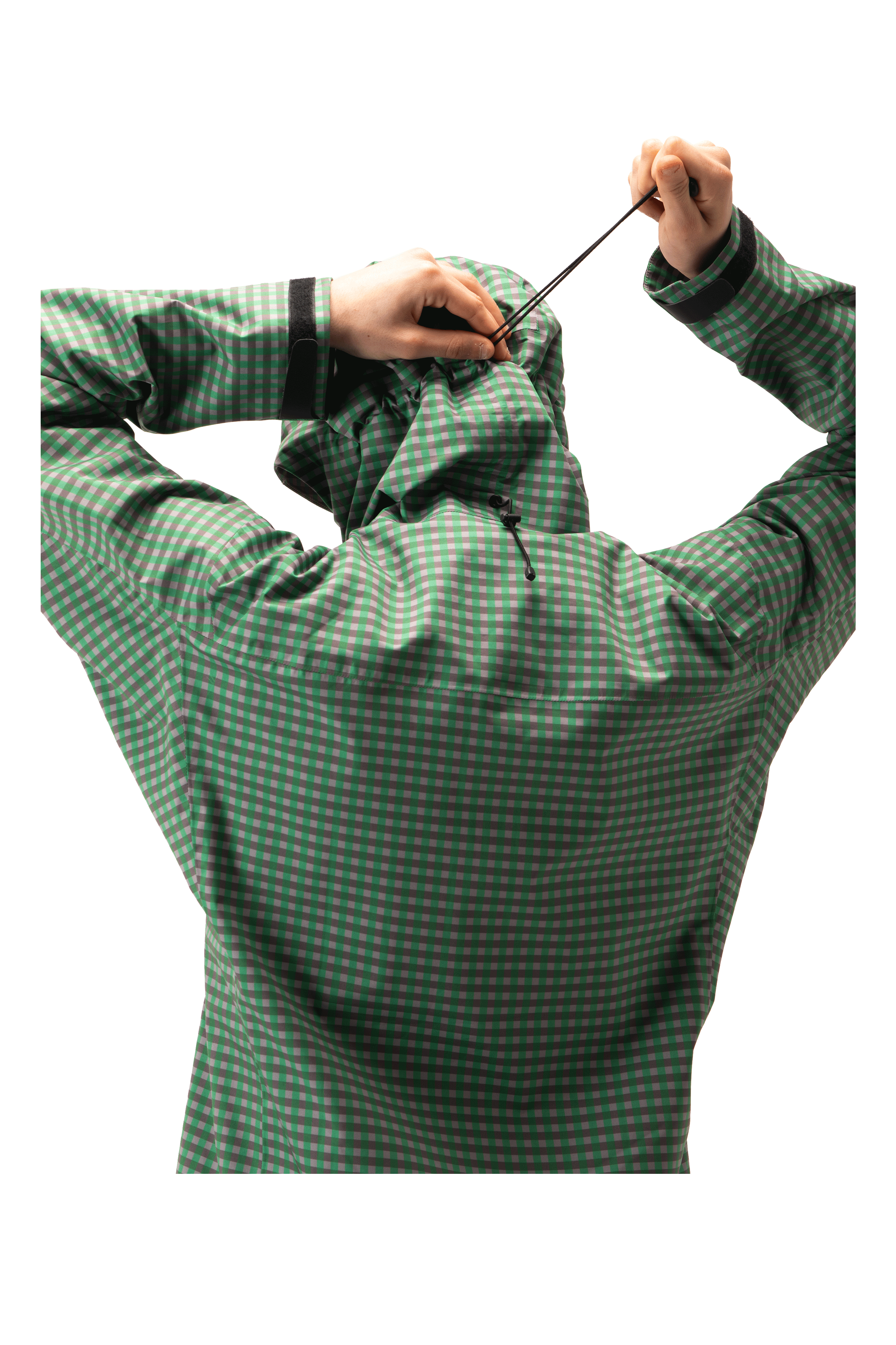 Technical Vichy Jacket.