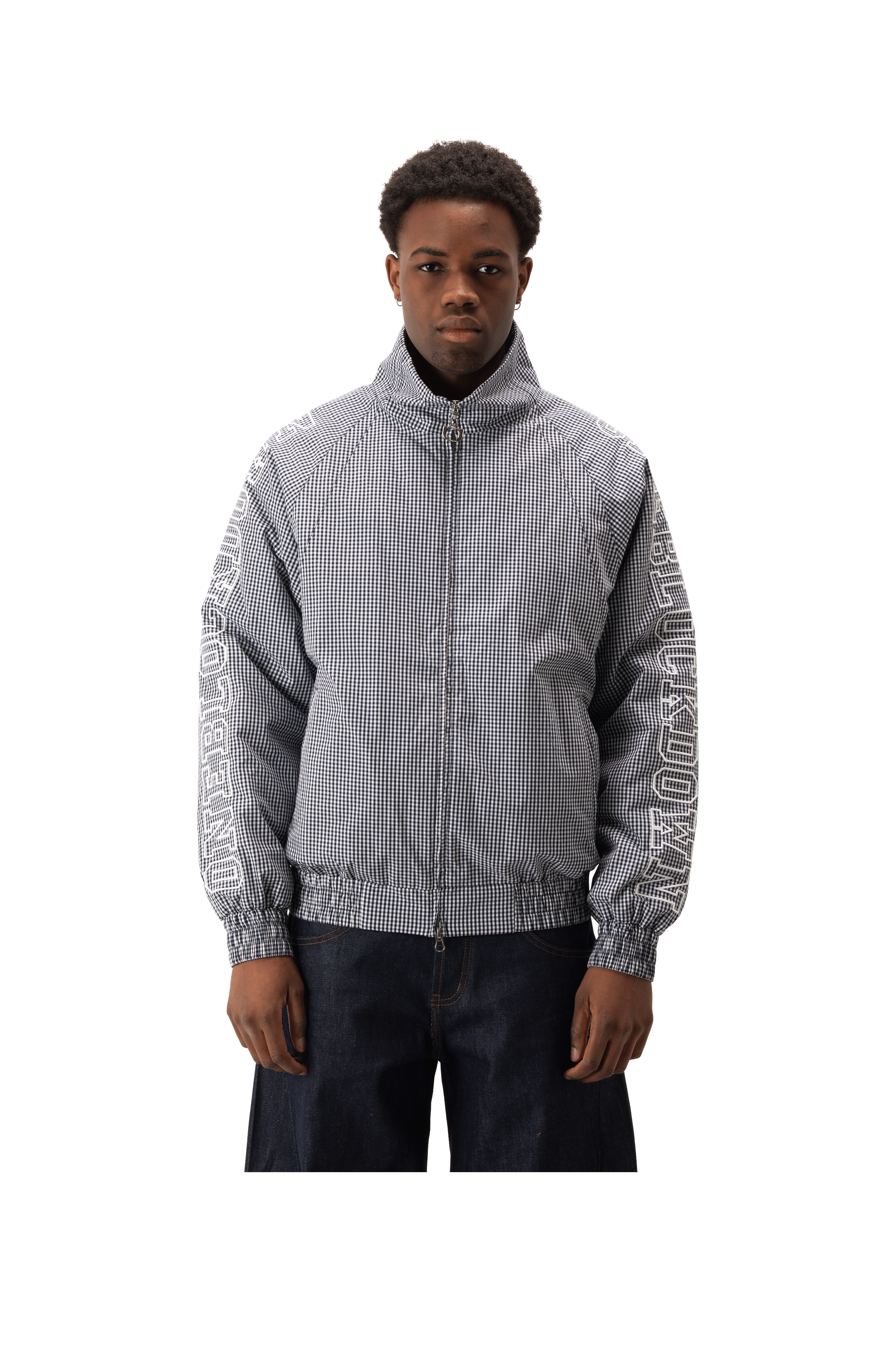Cotton Vichy Outline Jacket.