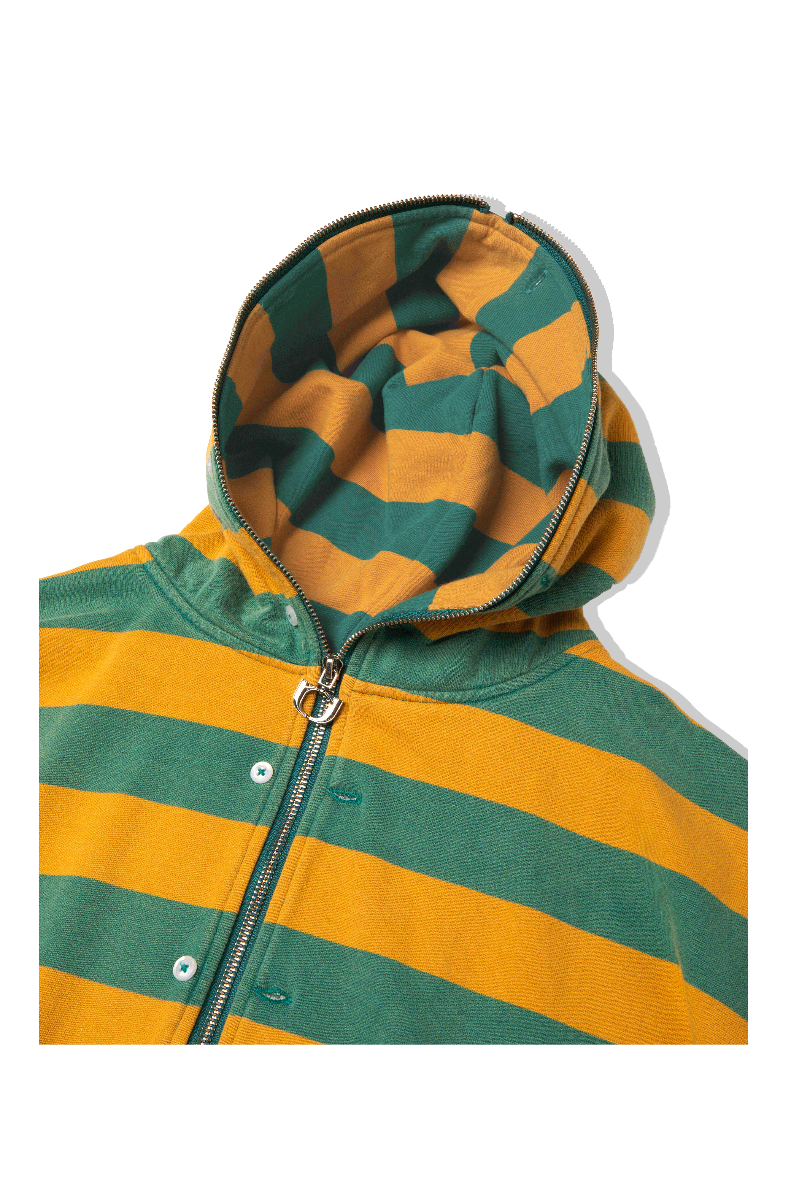 Button Up Zip-Up Sweatshirt.