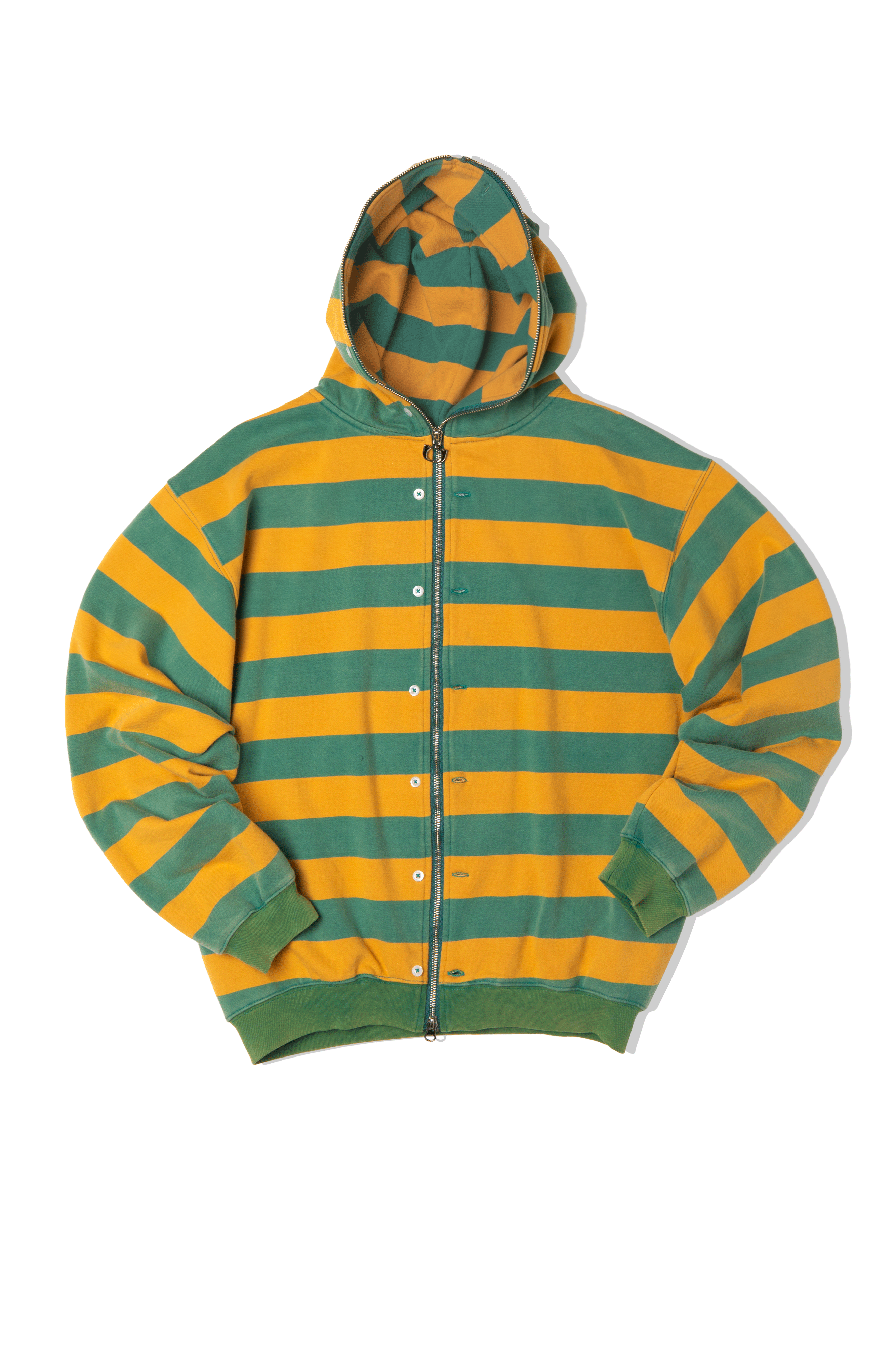 Button Up Zip-Up Sweatshirt.