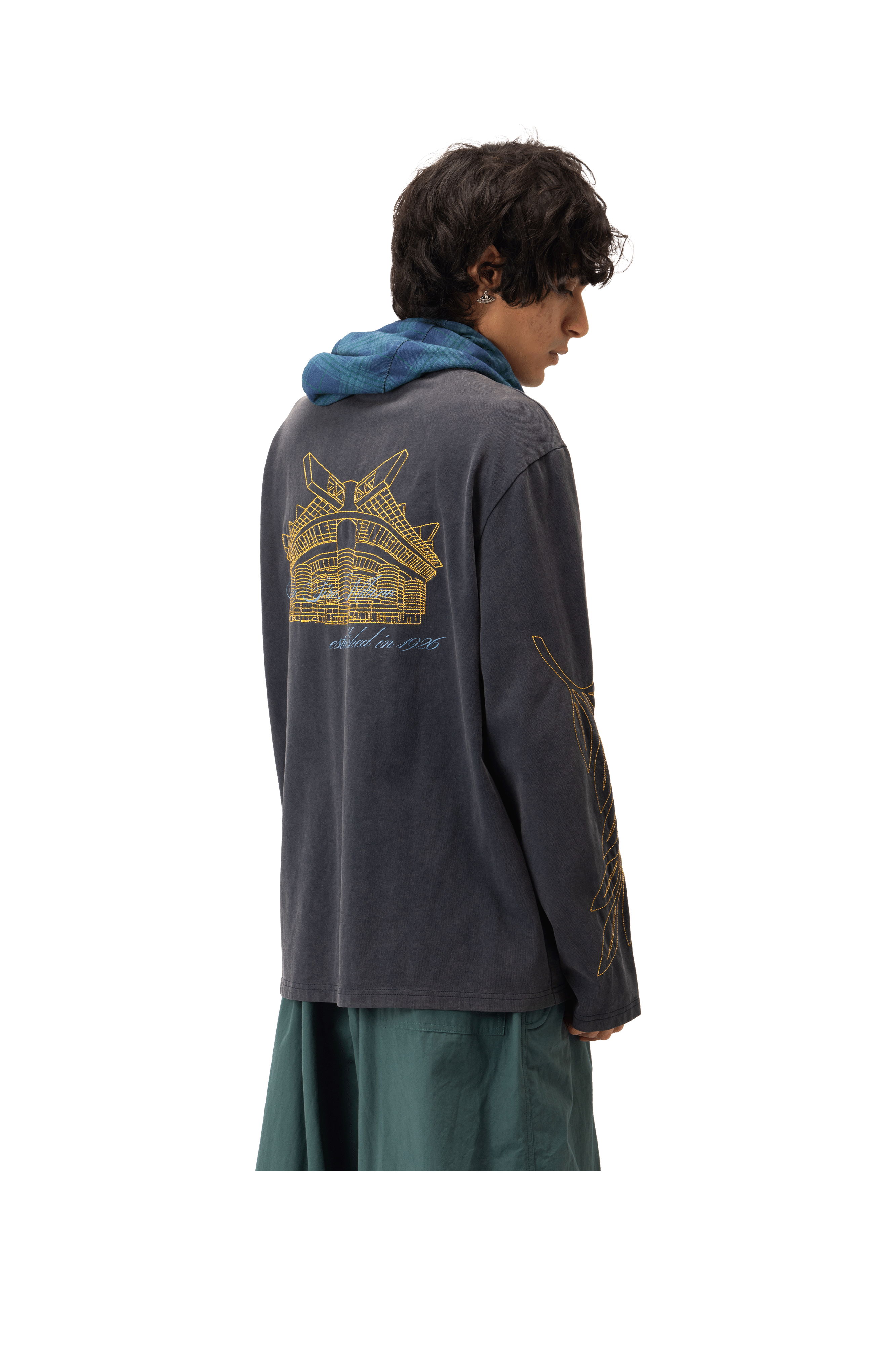 Stadium Longsleeve Hood T-Shirt