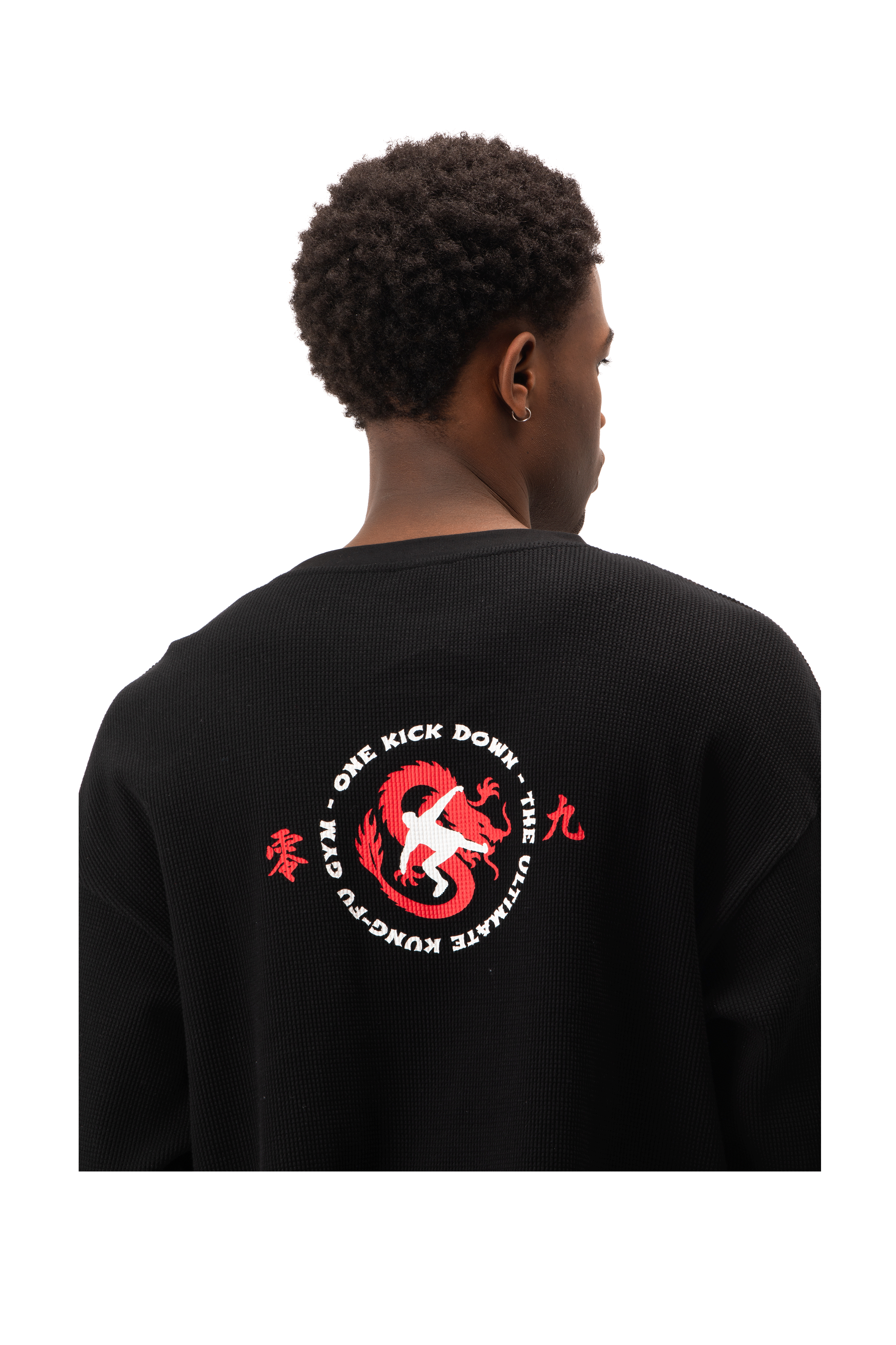 Kung-Fu Kick Waffle Top.