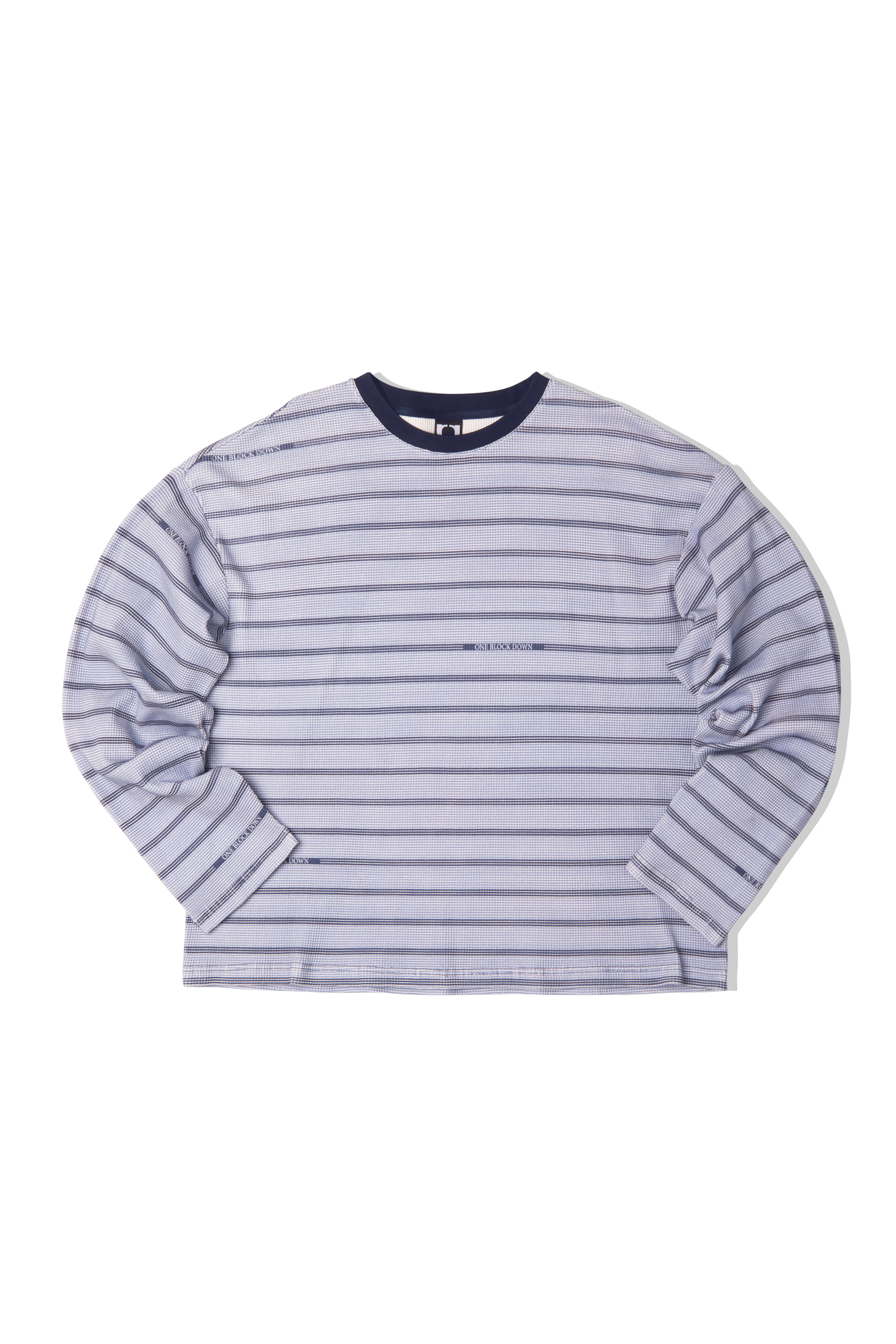 Logo Stripe Waffle Top