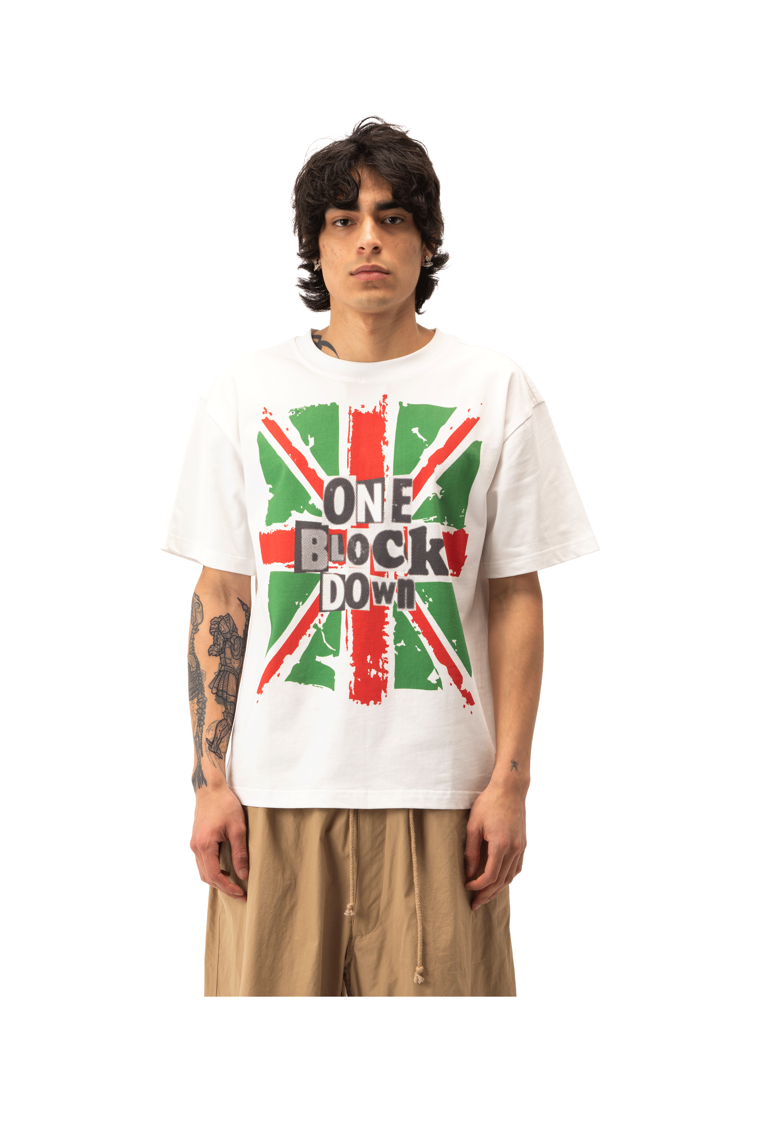 Flag Lettering T-shirt