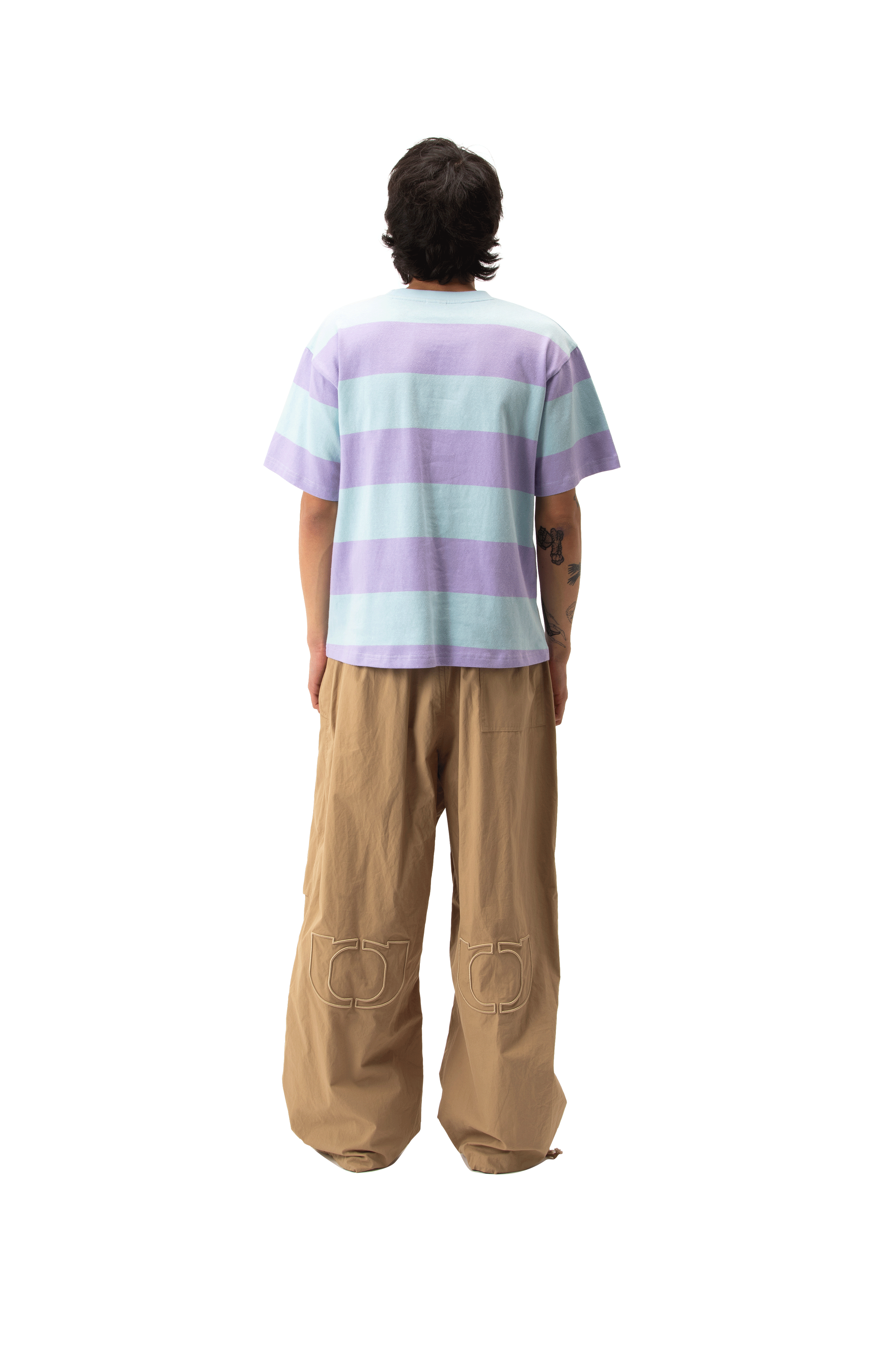 Striped "09" Tee.