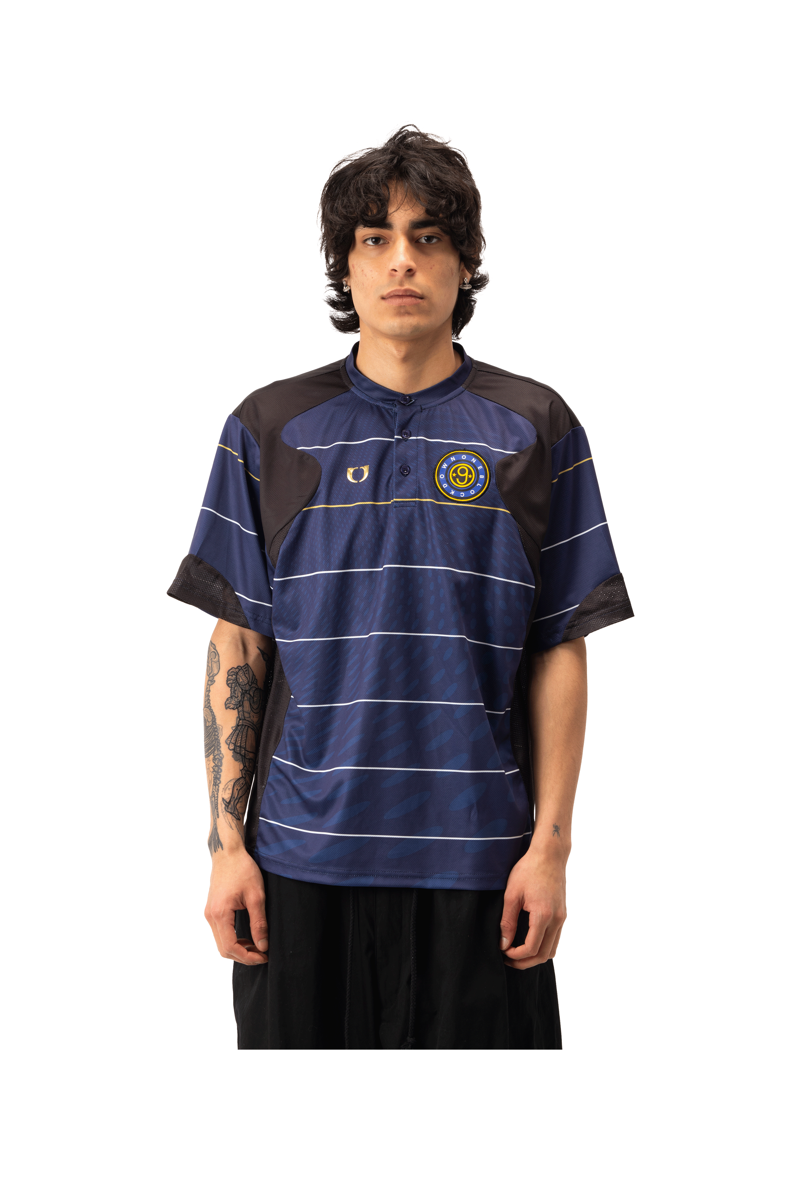 Pinstripe Link Soccer Tee