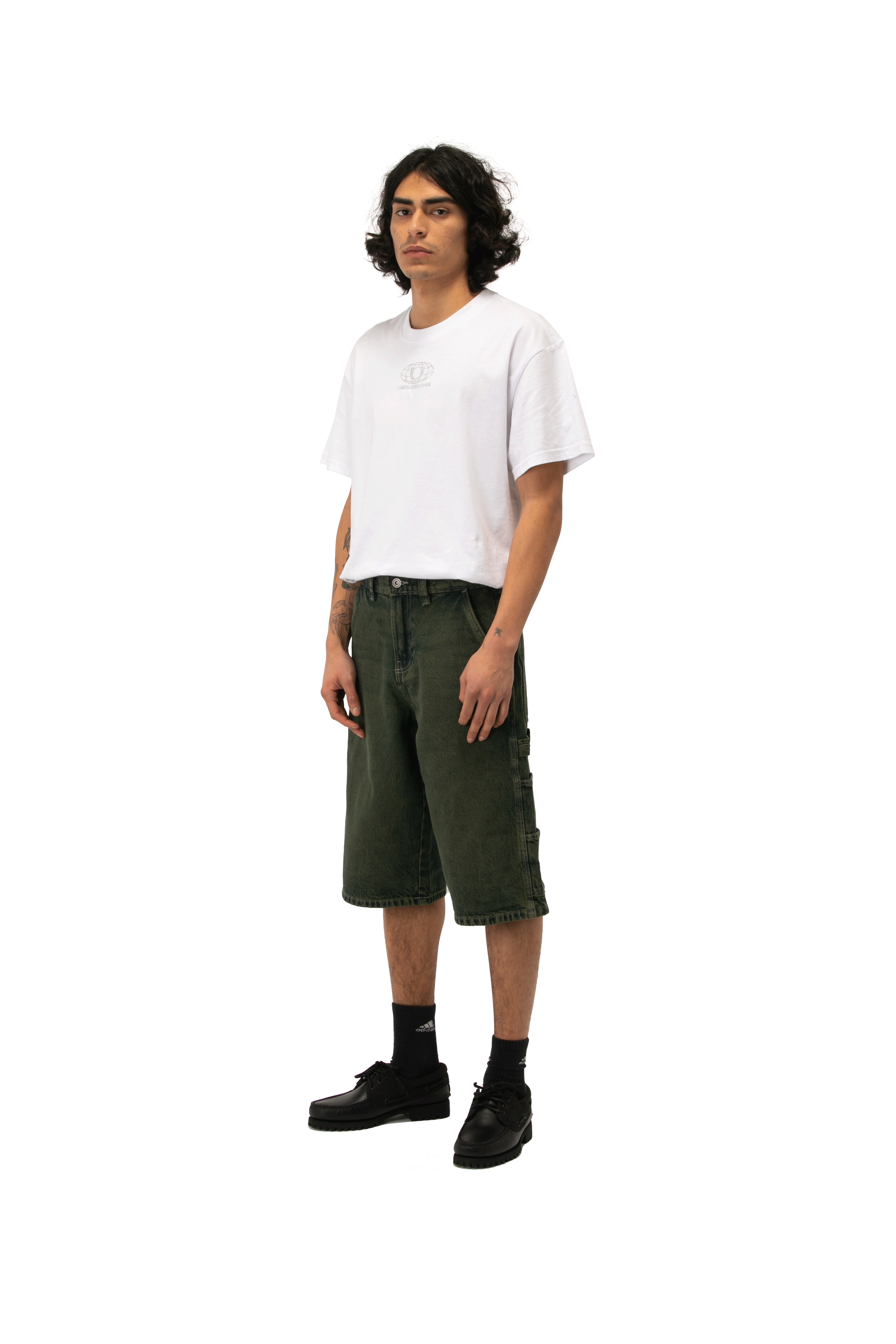Loose Denim Painter Short