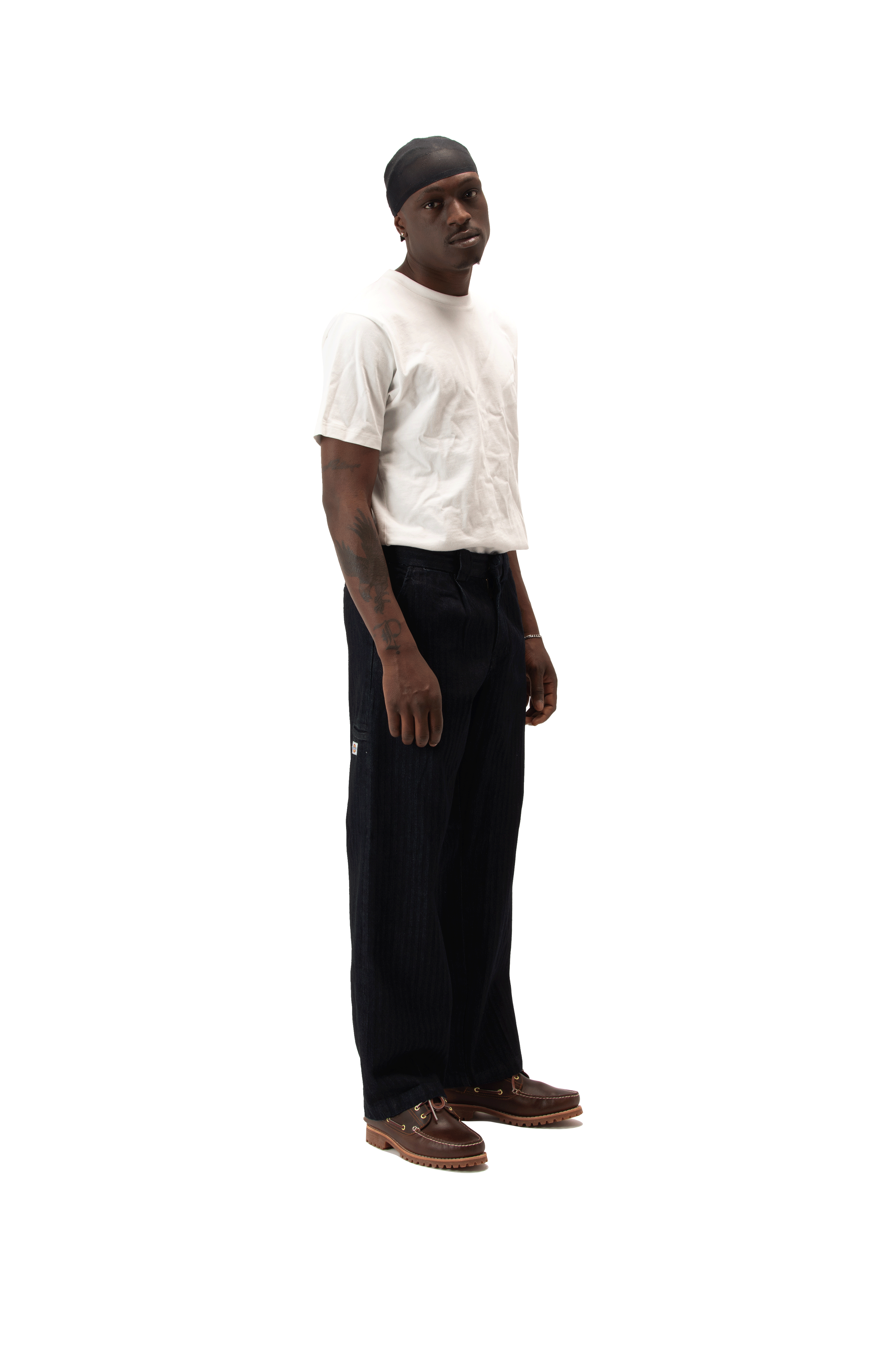 Selvedge Herringbone Denim Rinsed