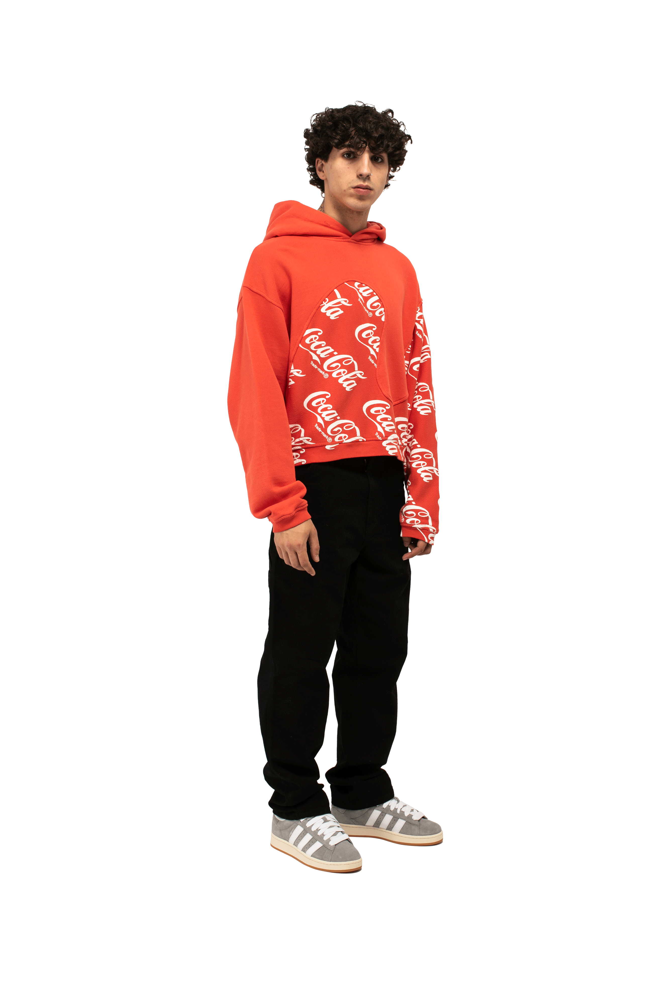 Coca Cola Swirl Hoodie Knit