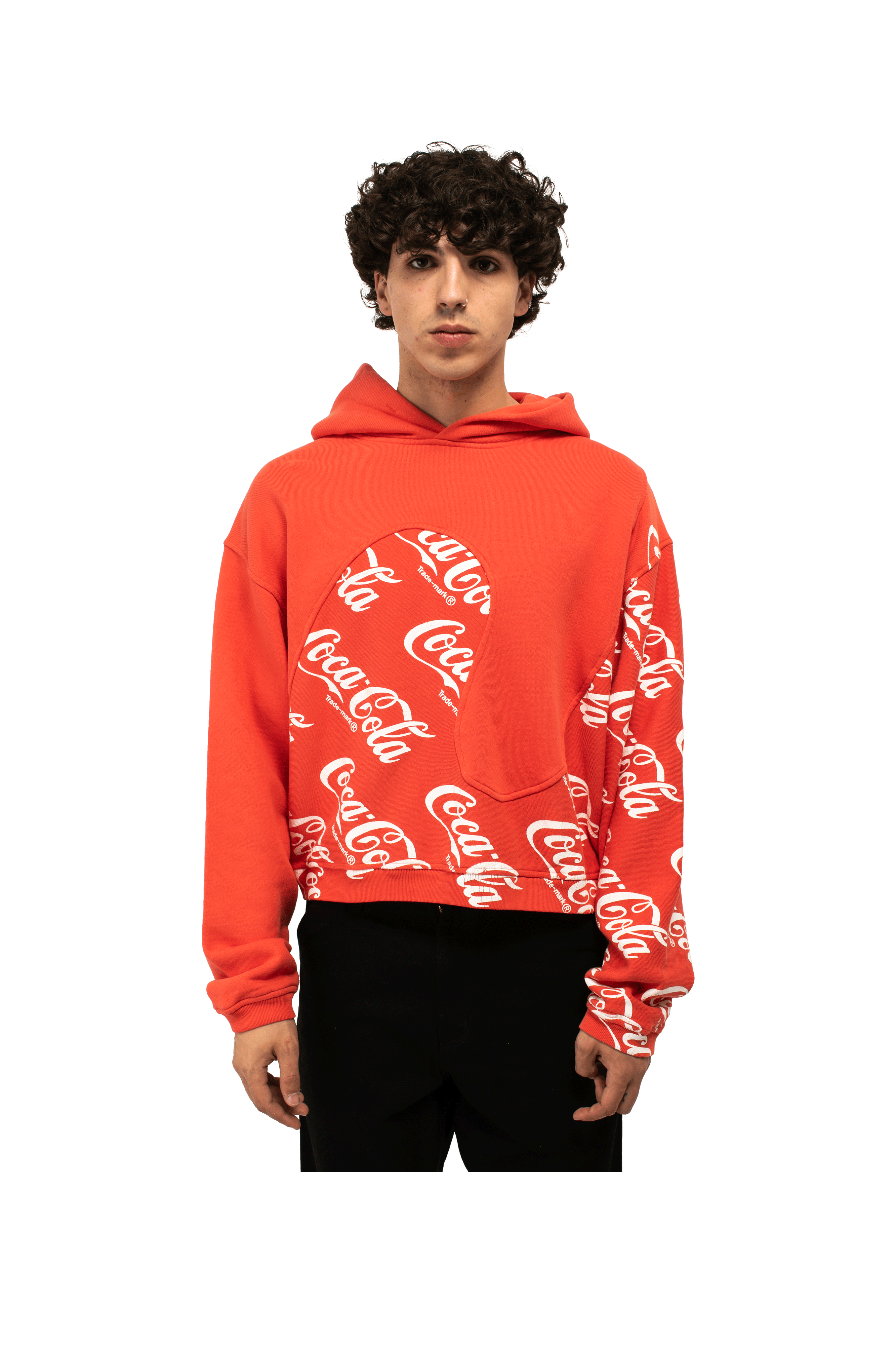 Coca Cola Swirl Hoodie Knit