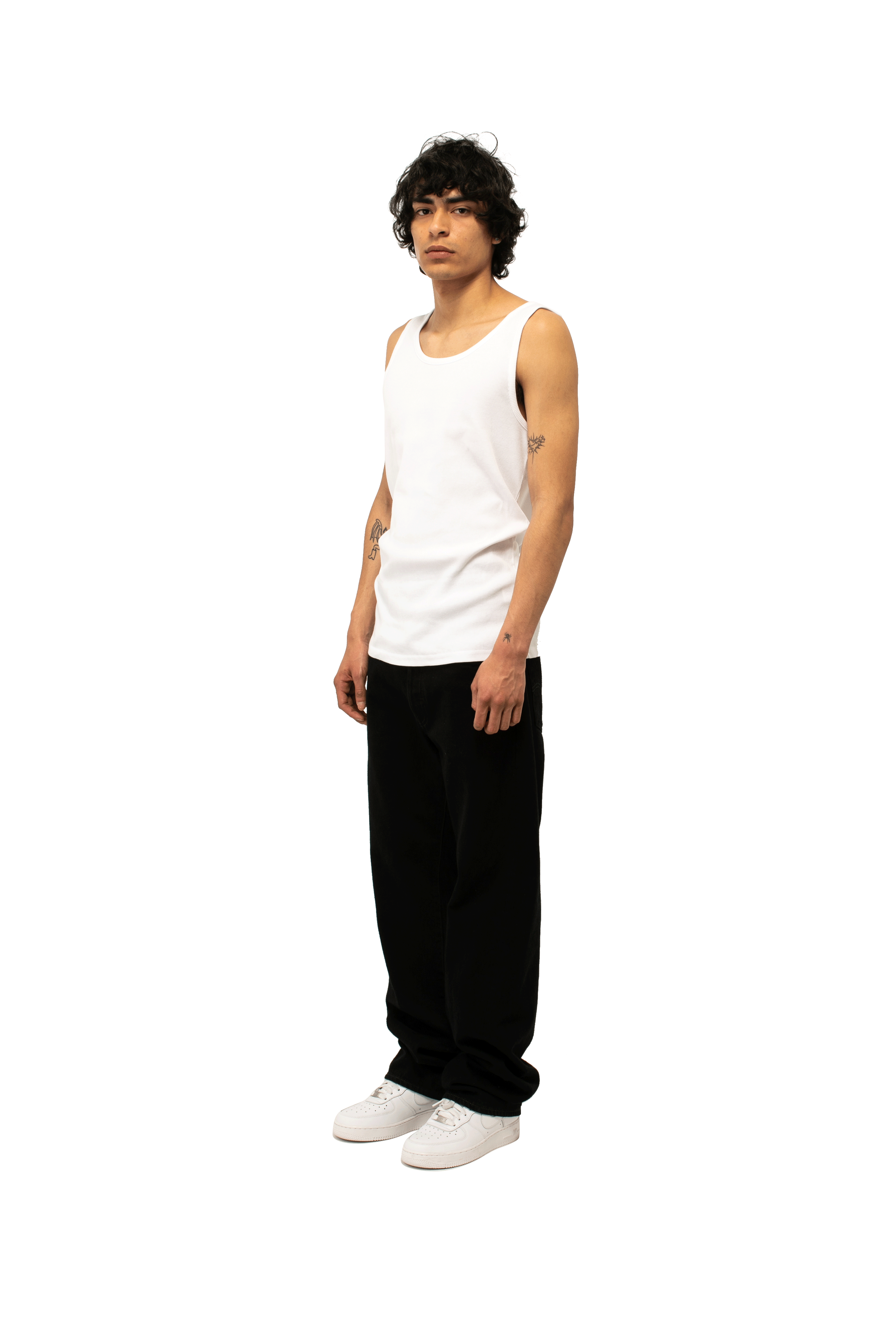 A-Shirt Organic Cotton Ribbing 2X1