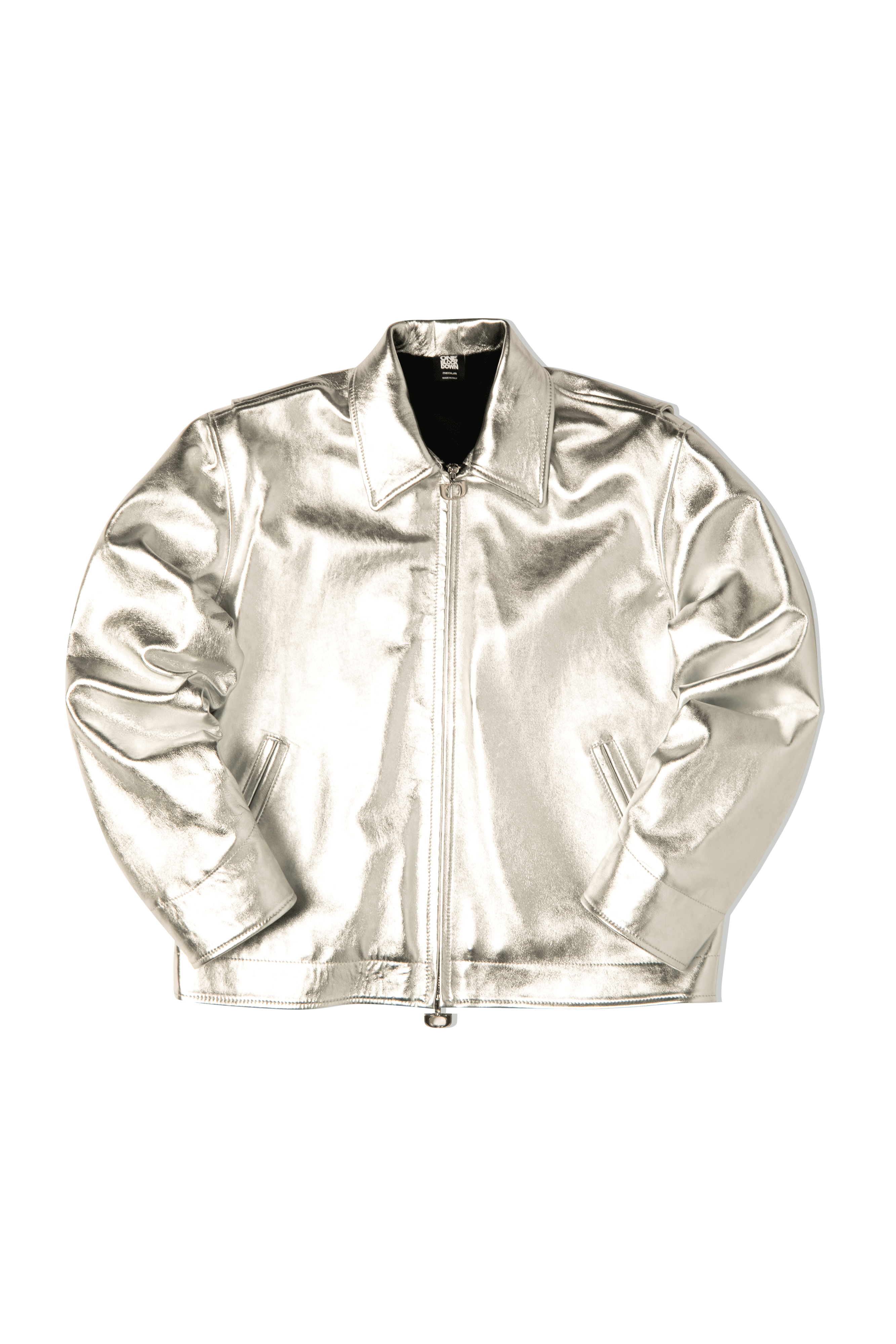 Laminated Leather Jacket