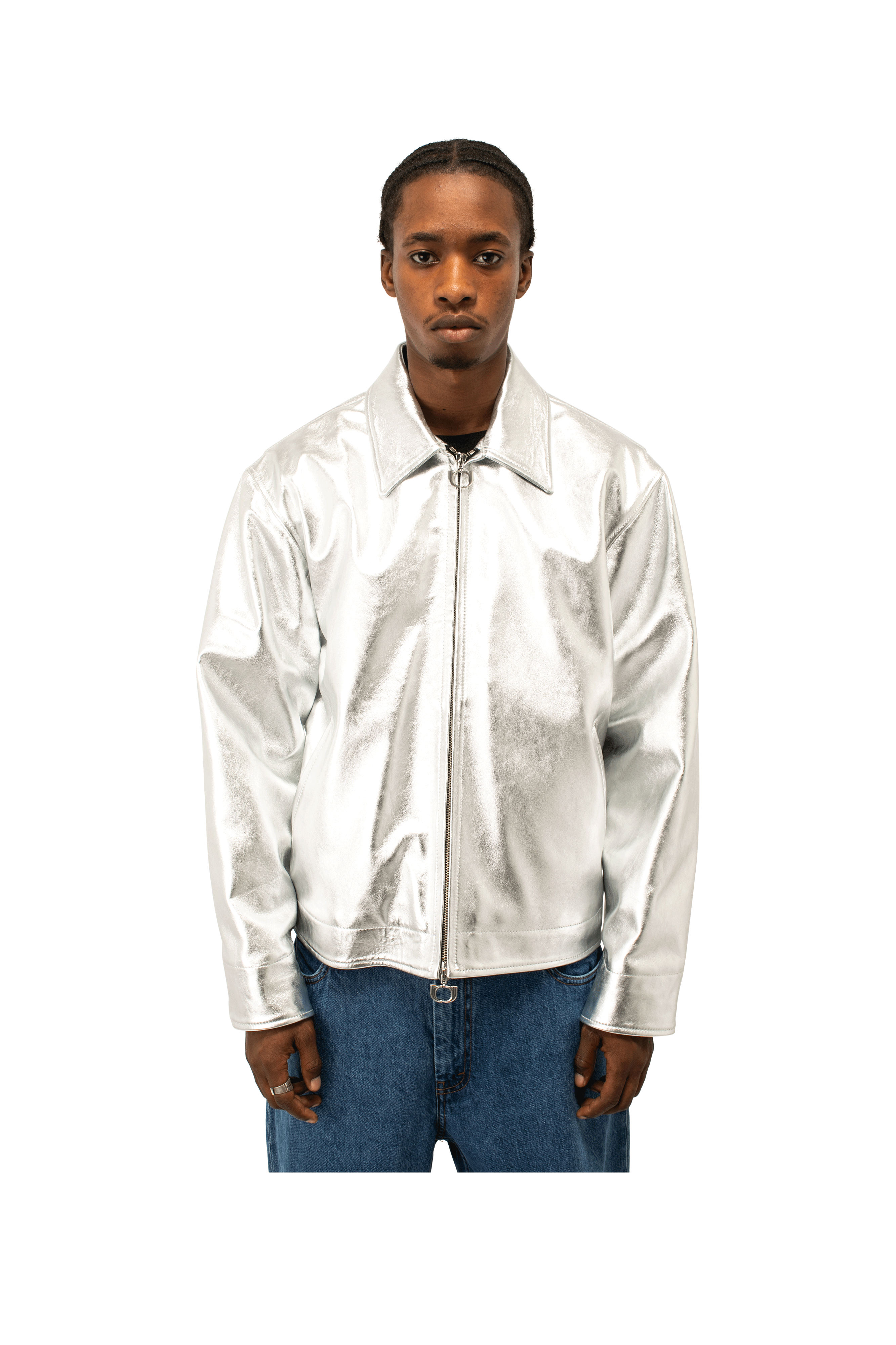 Laminated Leather Jacket