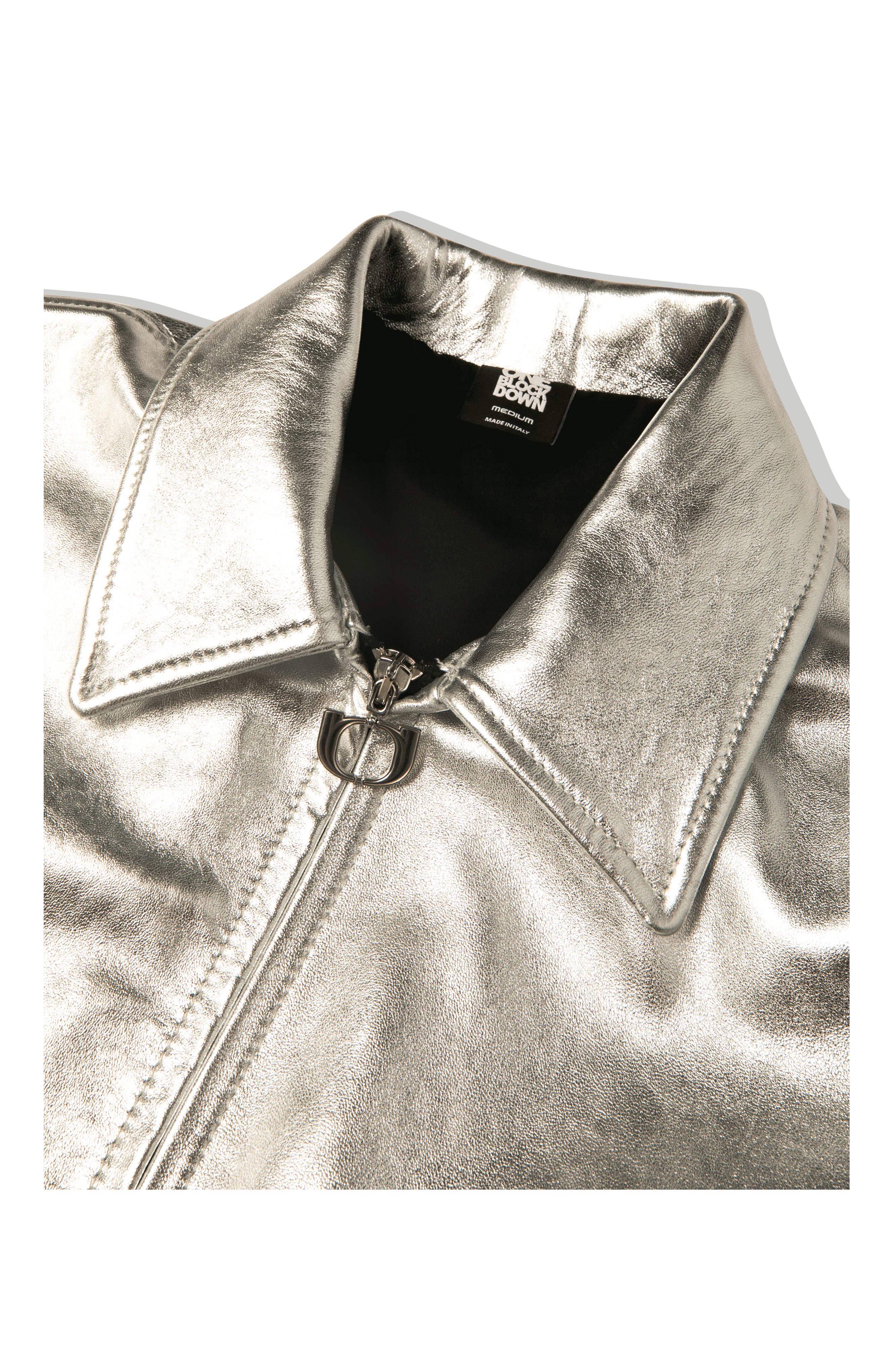 Laminated Leather Jacket
