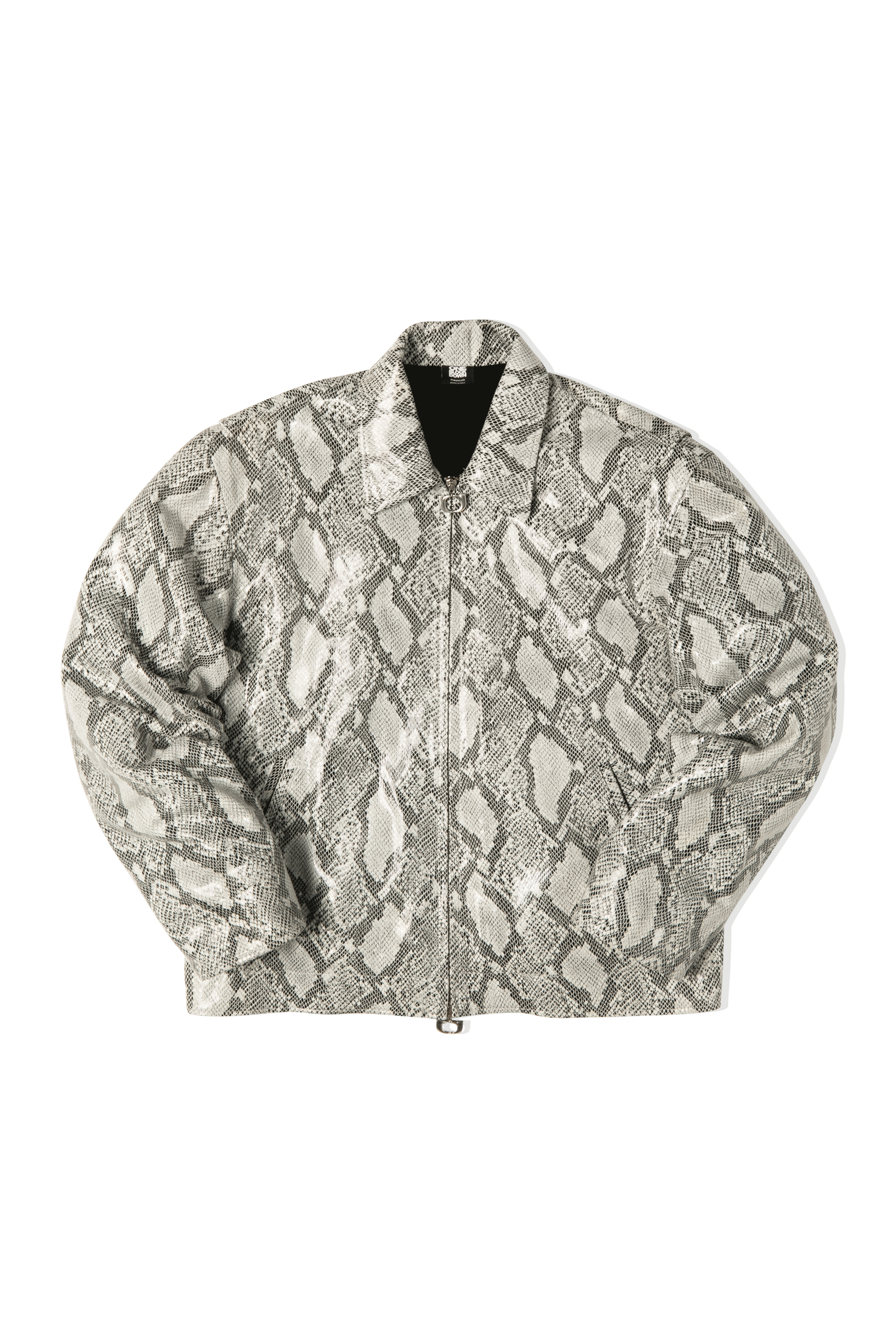 Snakeskin Leather Jacket