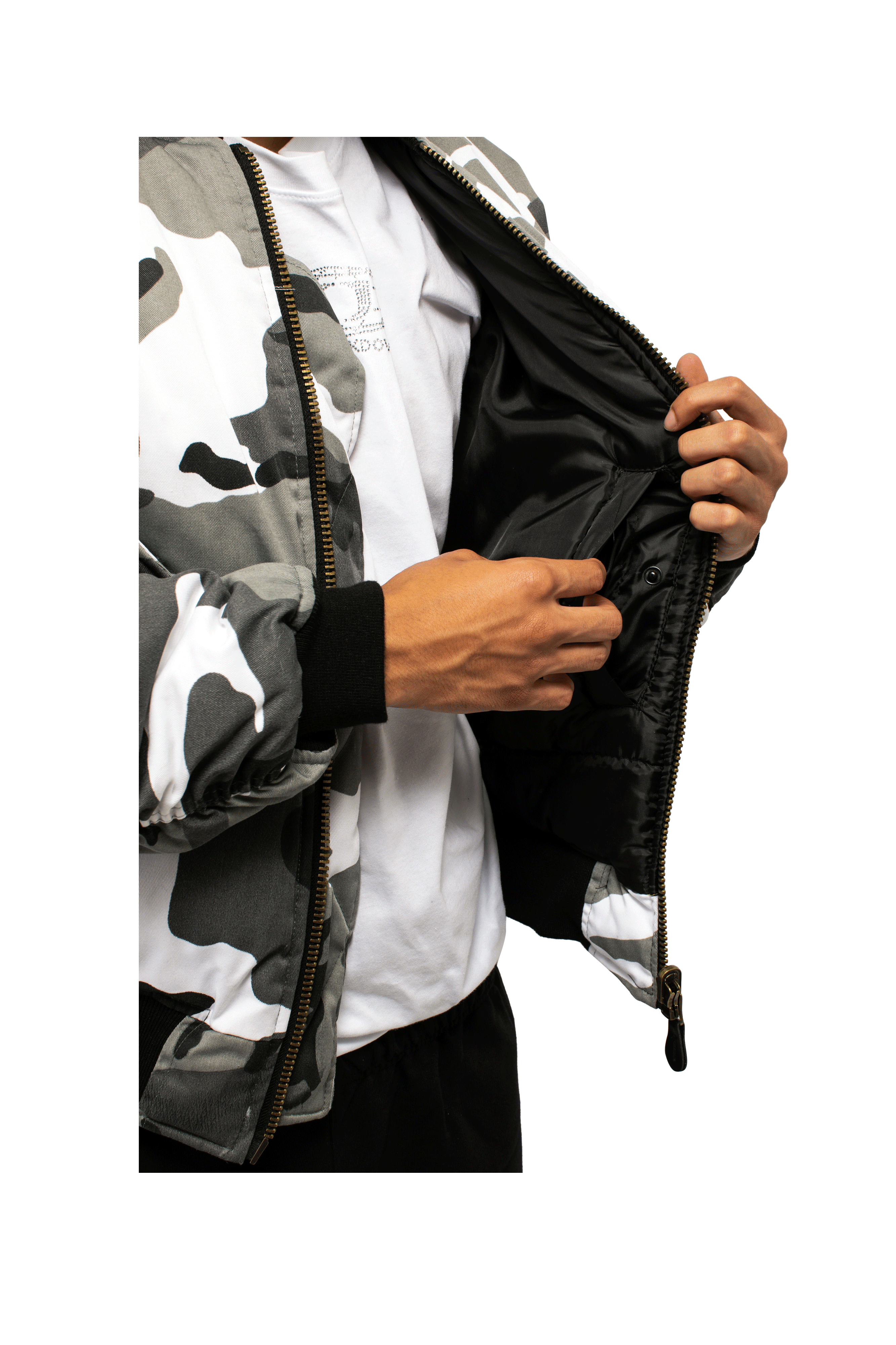 Urban Camo Logo BomberField