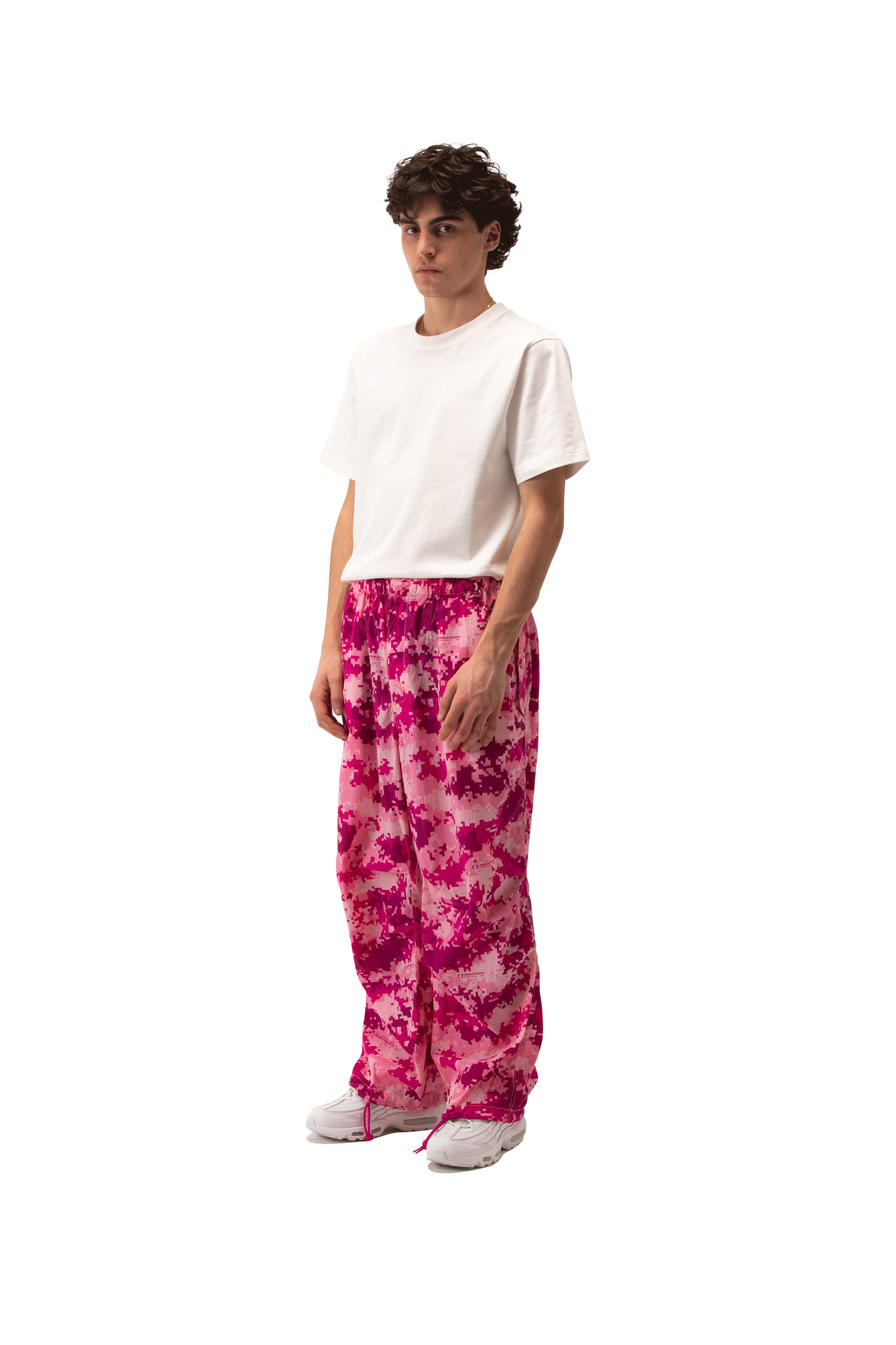 Pink Digi Camo Track Pants