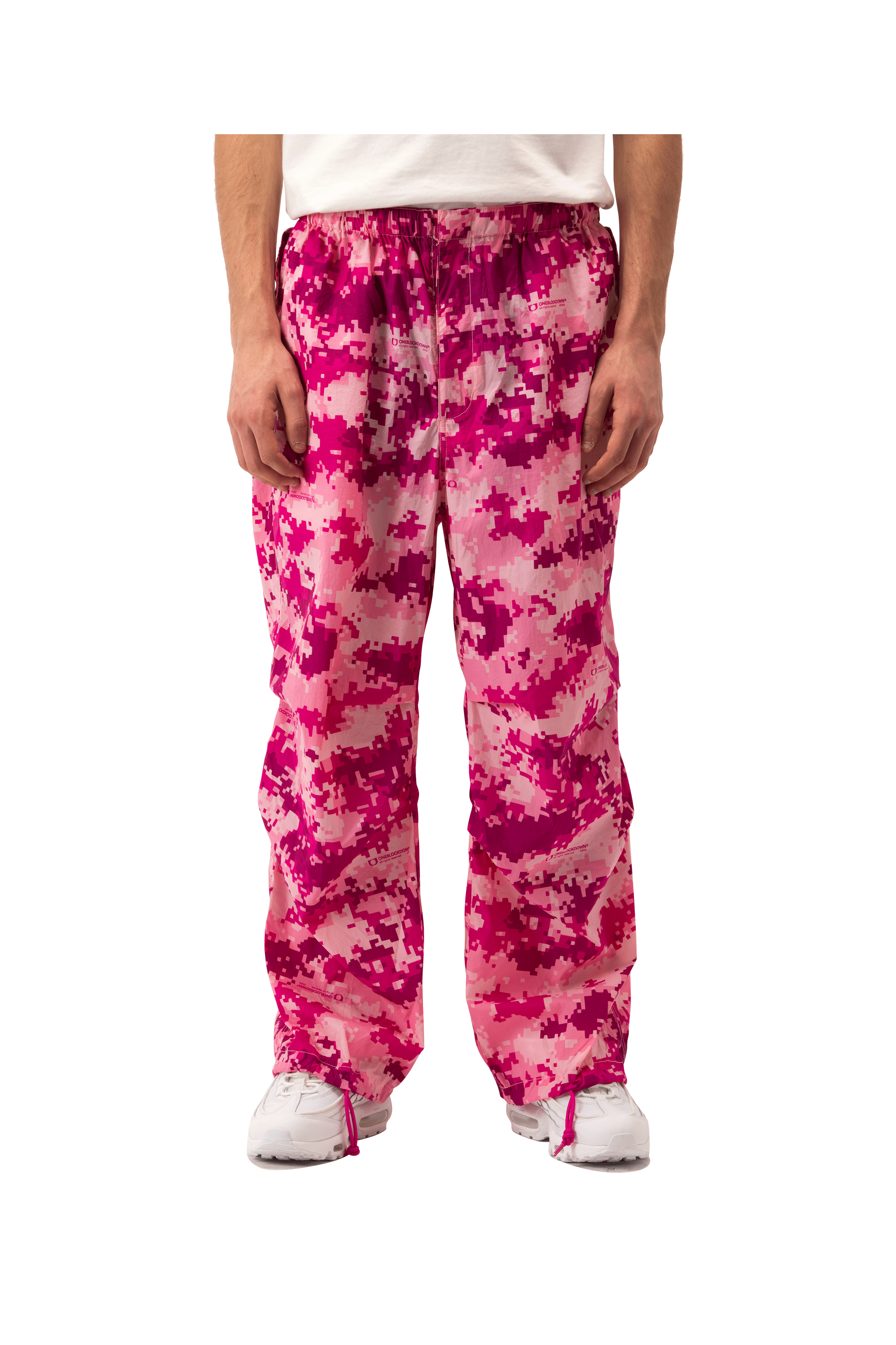 Pink Digi Camo Track Pants