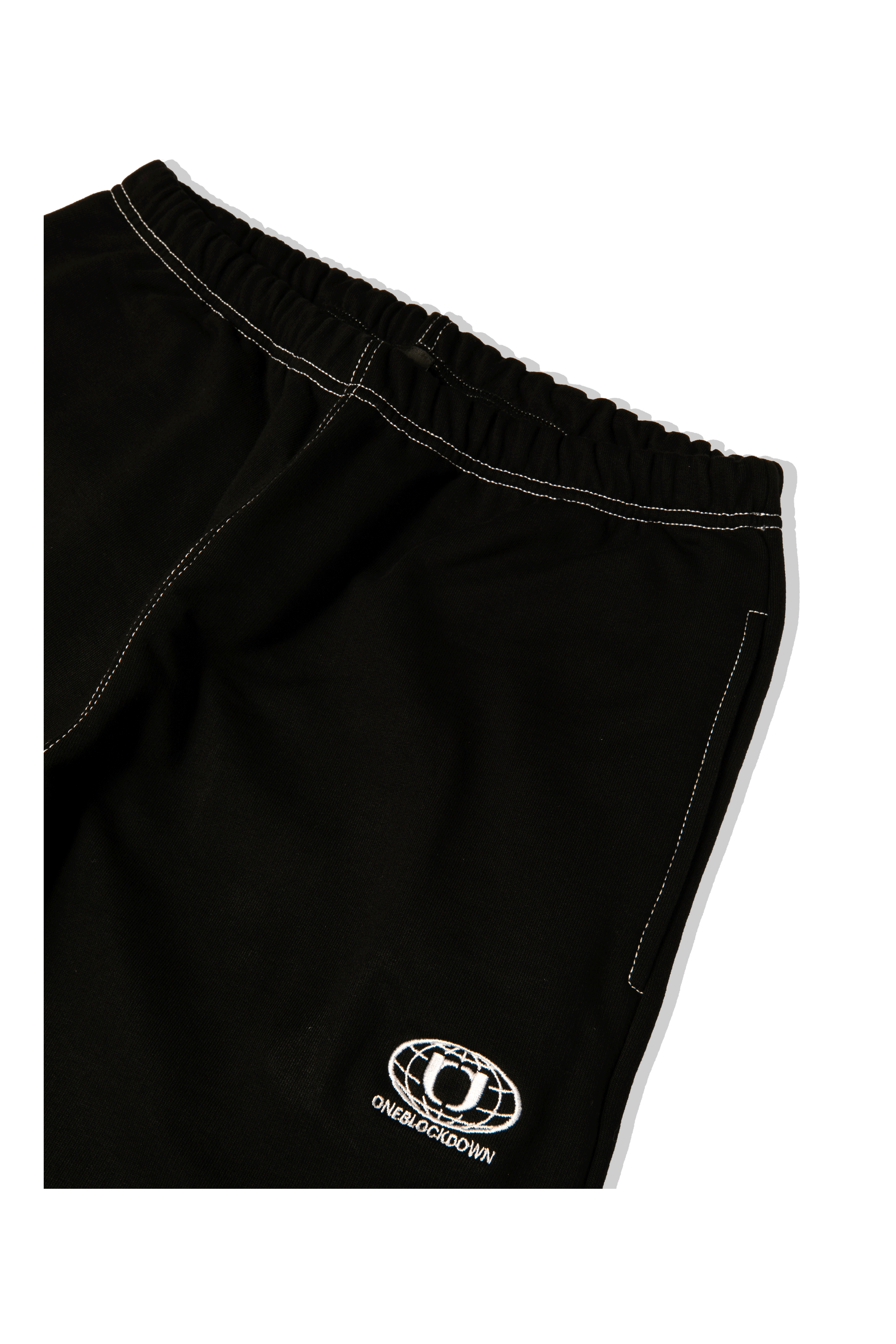 Contrast Logo Baggy Sweatpants