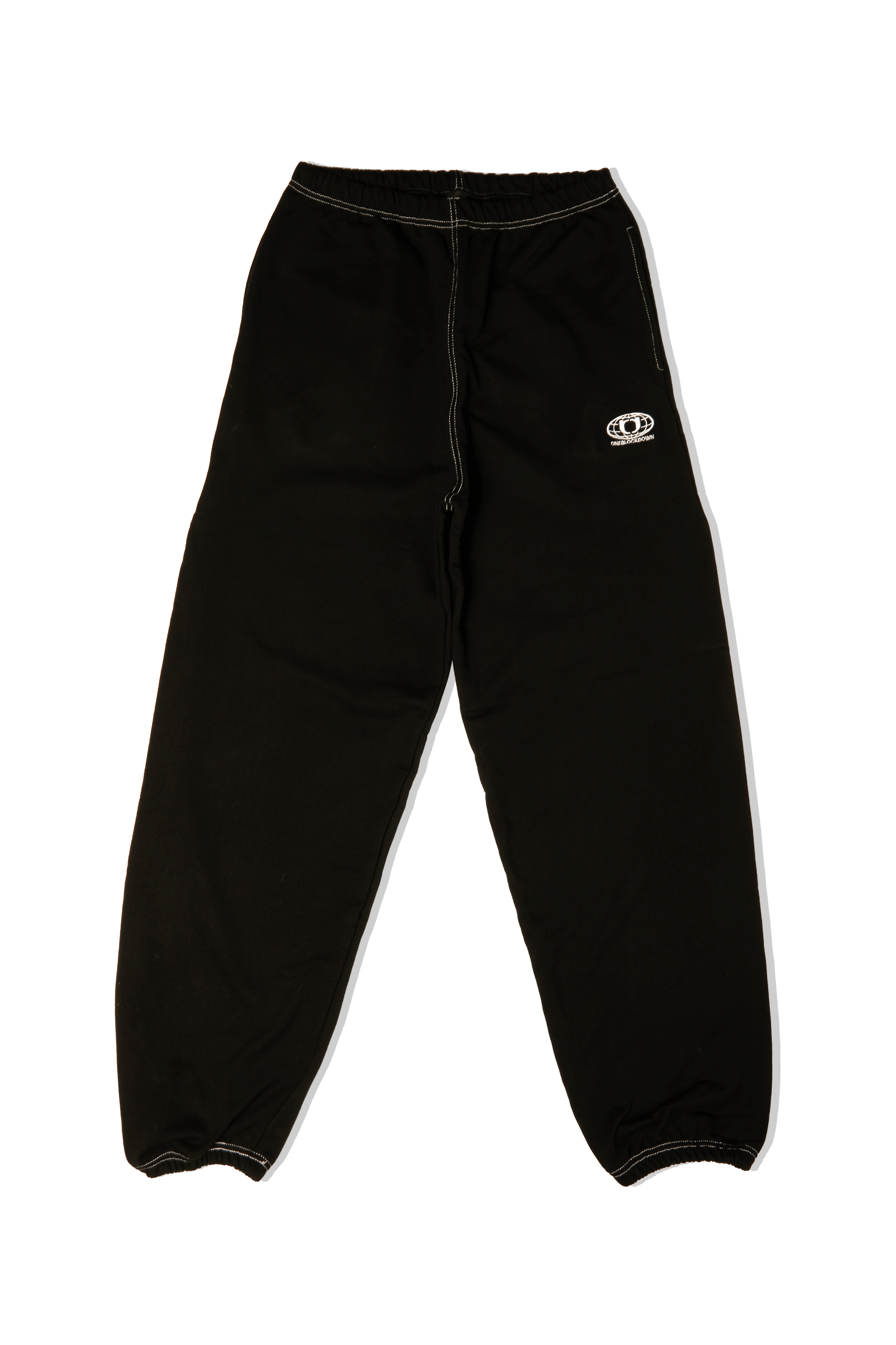 Contrast Logo Baggy Sweatpants
