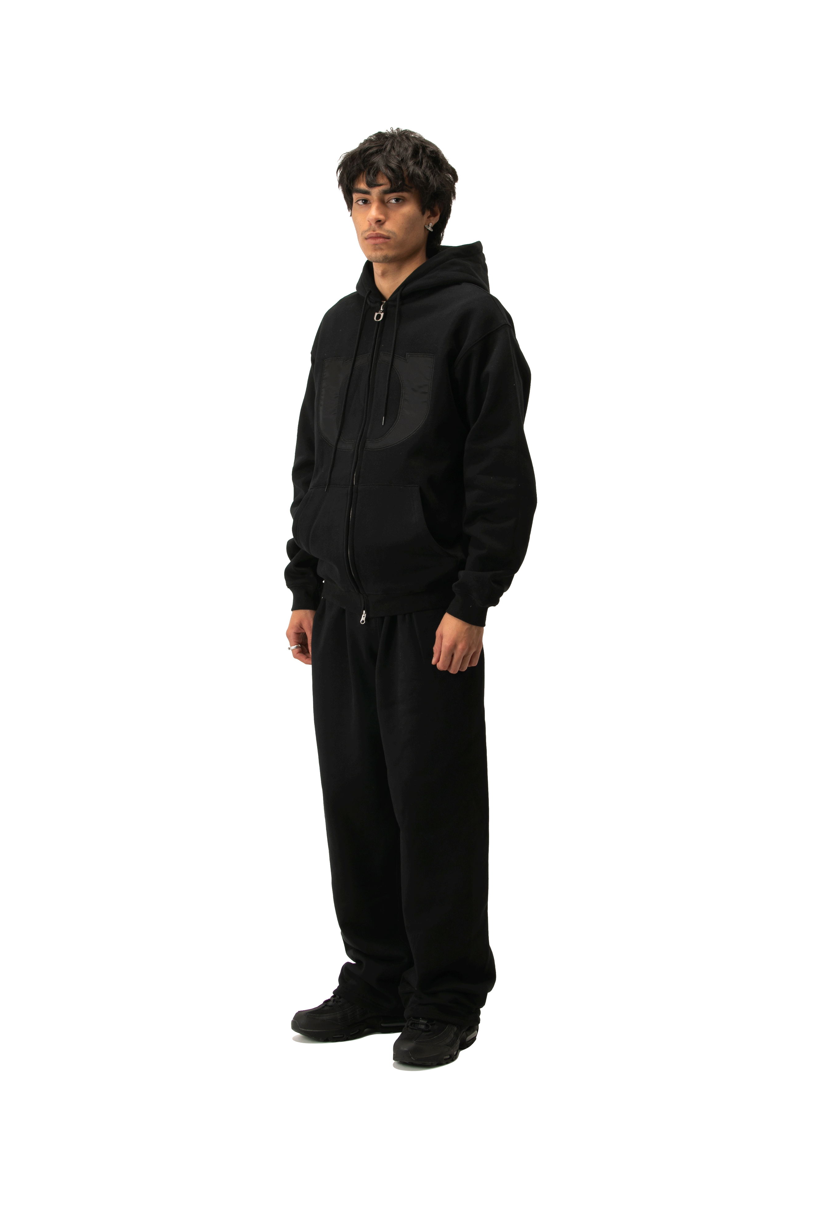 Embroidered Logo Hoodie Zip