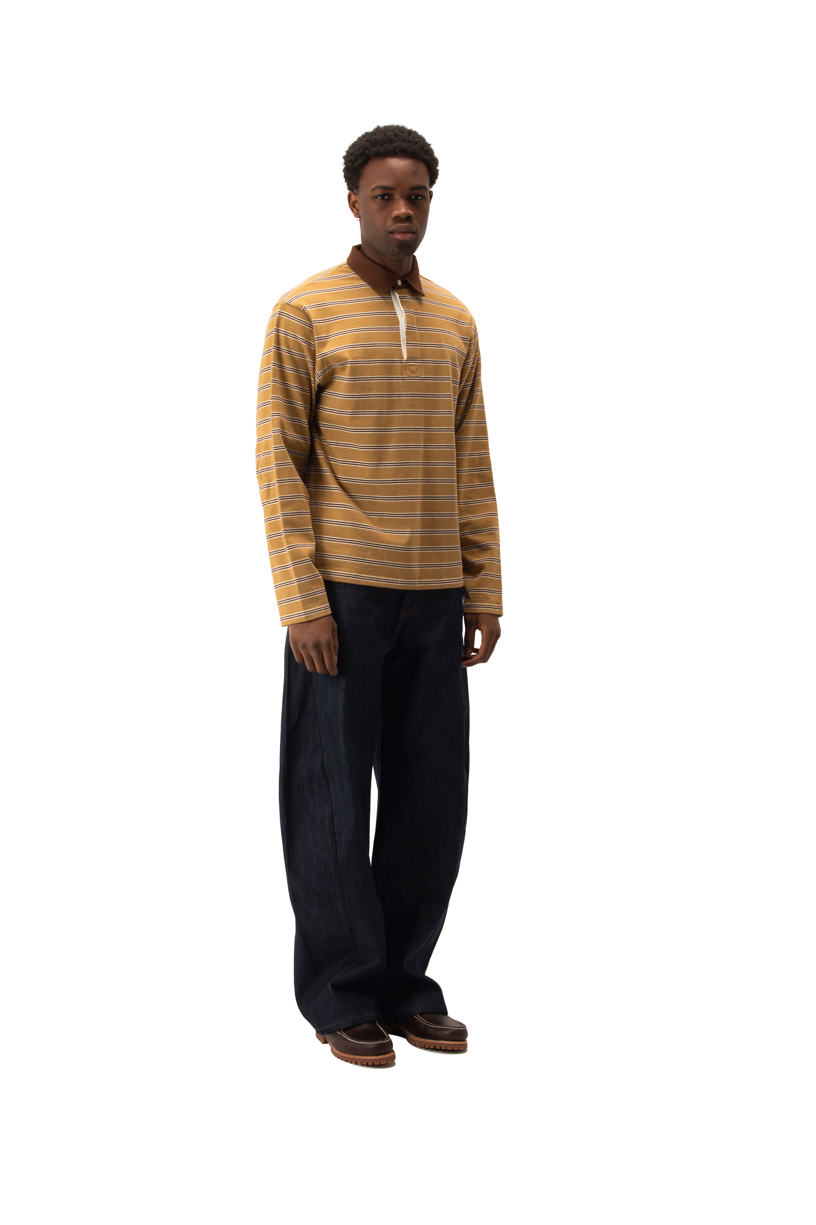 Link Logo Striped Polo