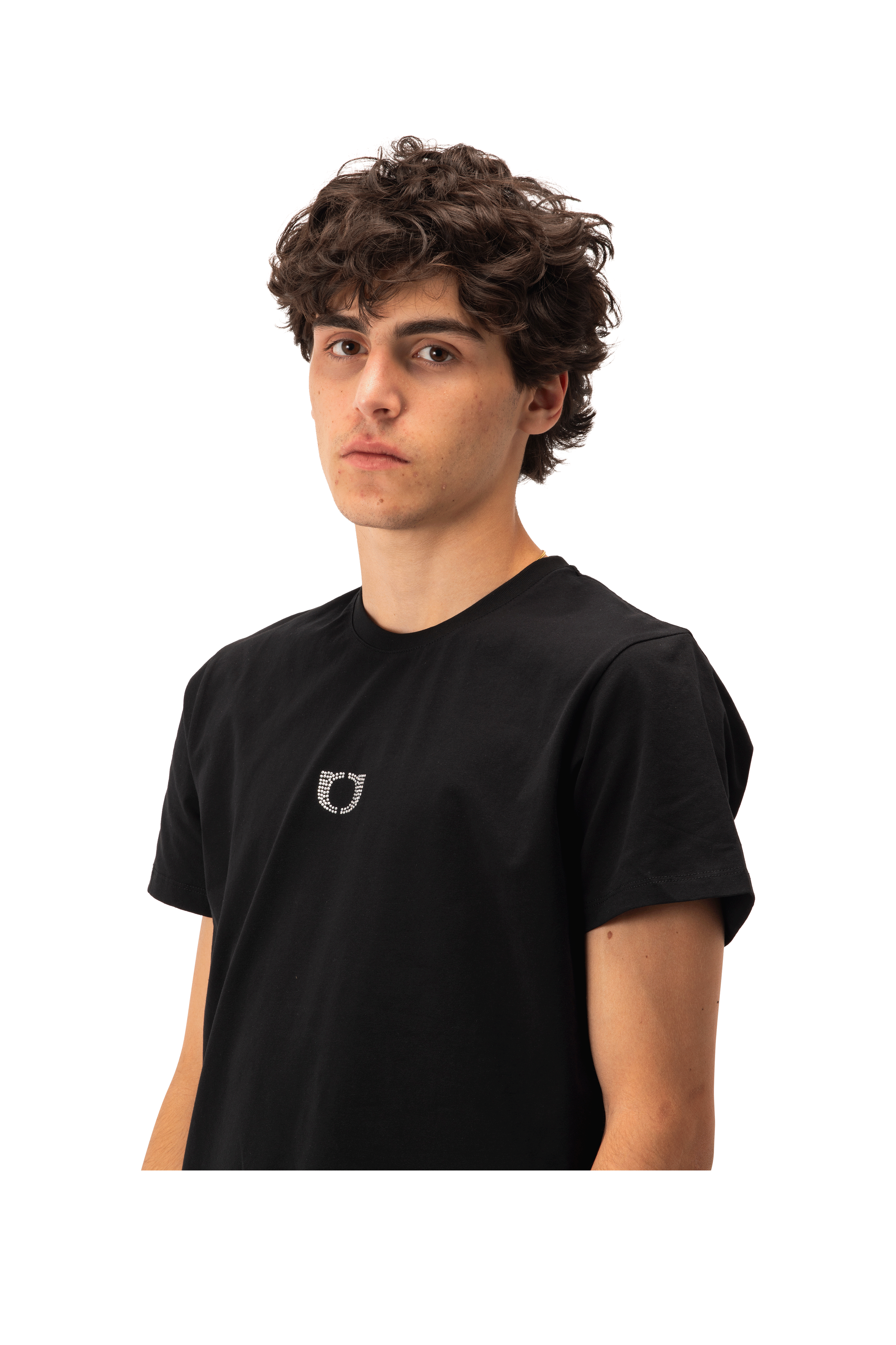 Rhinestones Link Slim Fit Tee