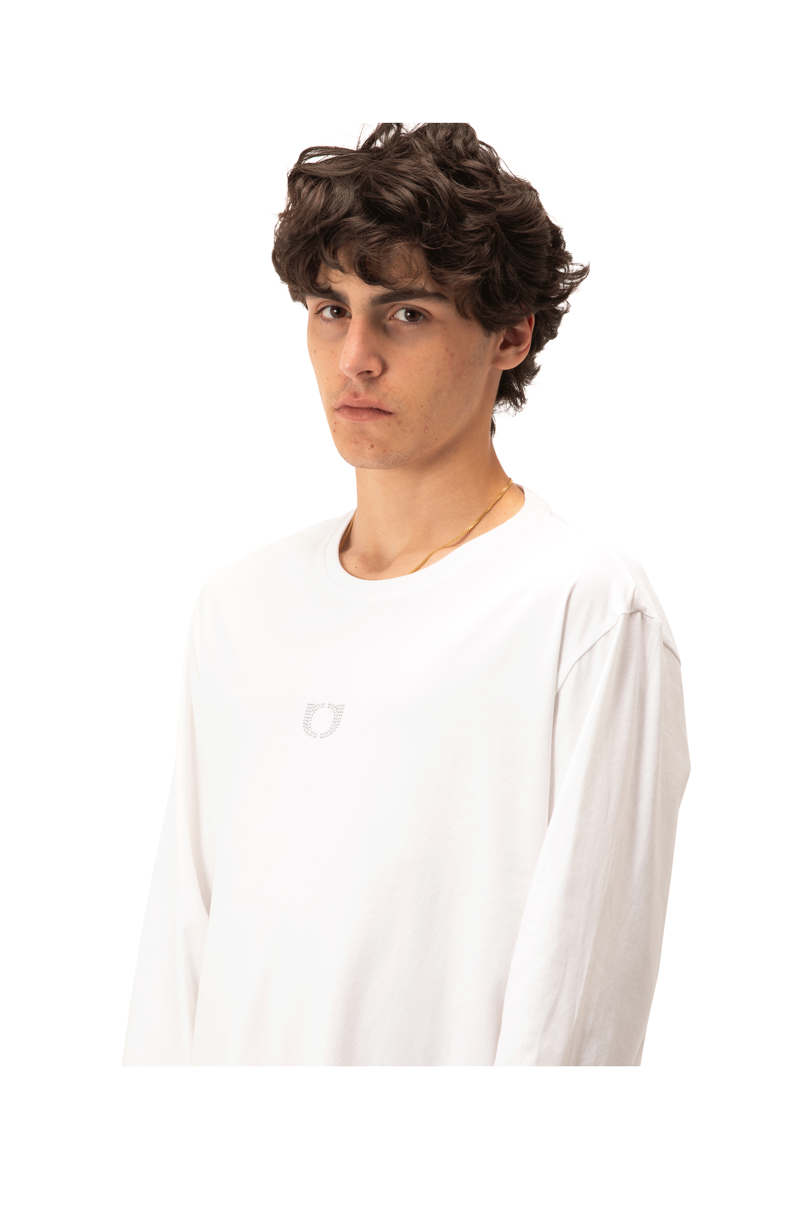 Rhinestones Link Longsleeve Tee