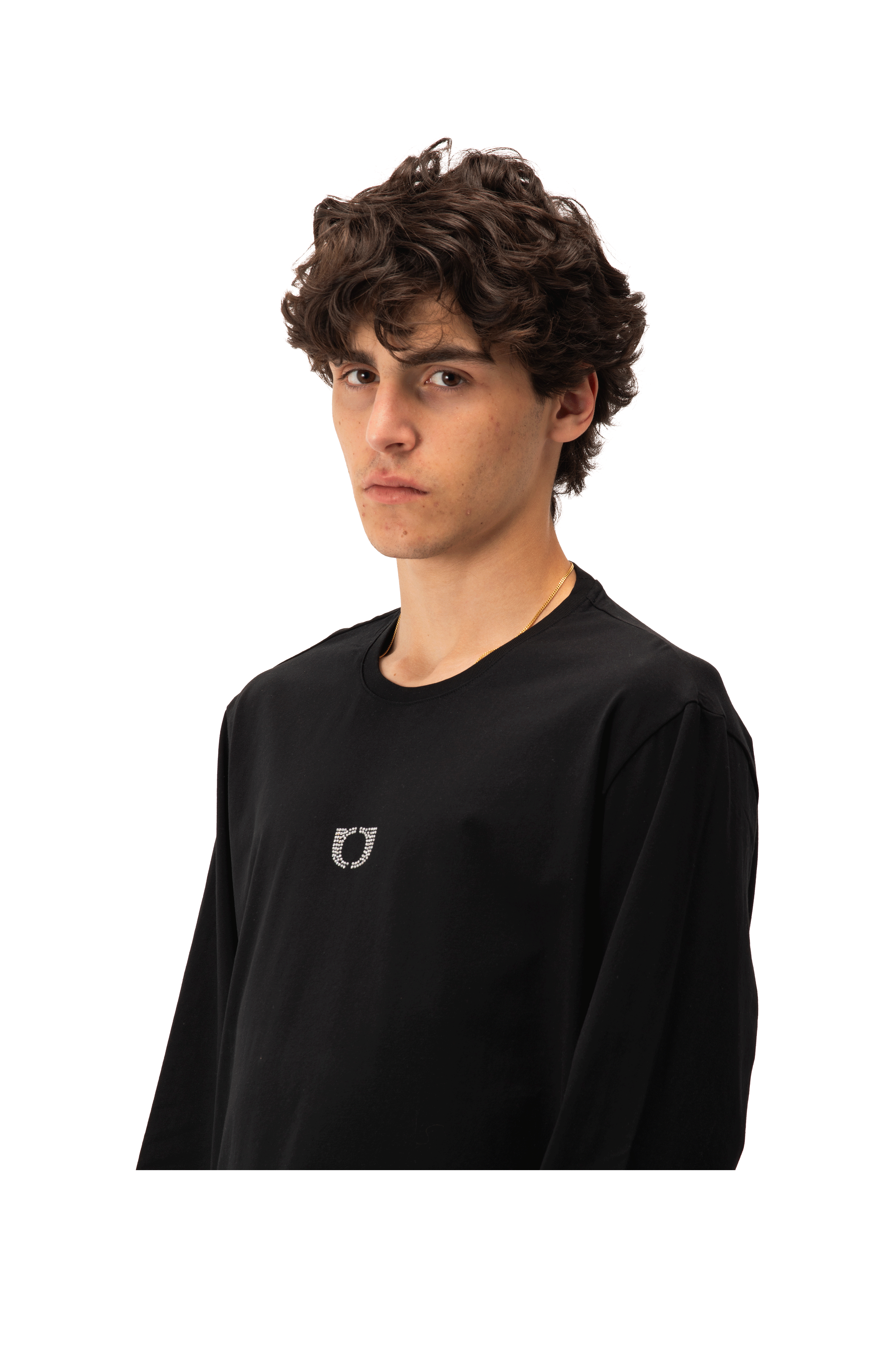 Rhinestones Link Longsleeve Tee