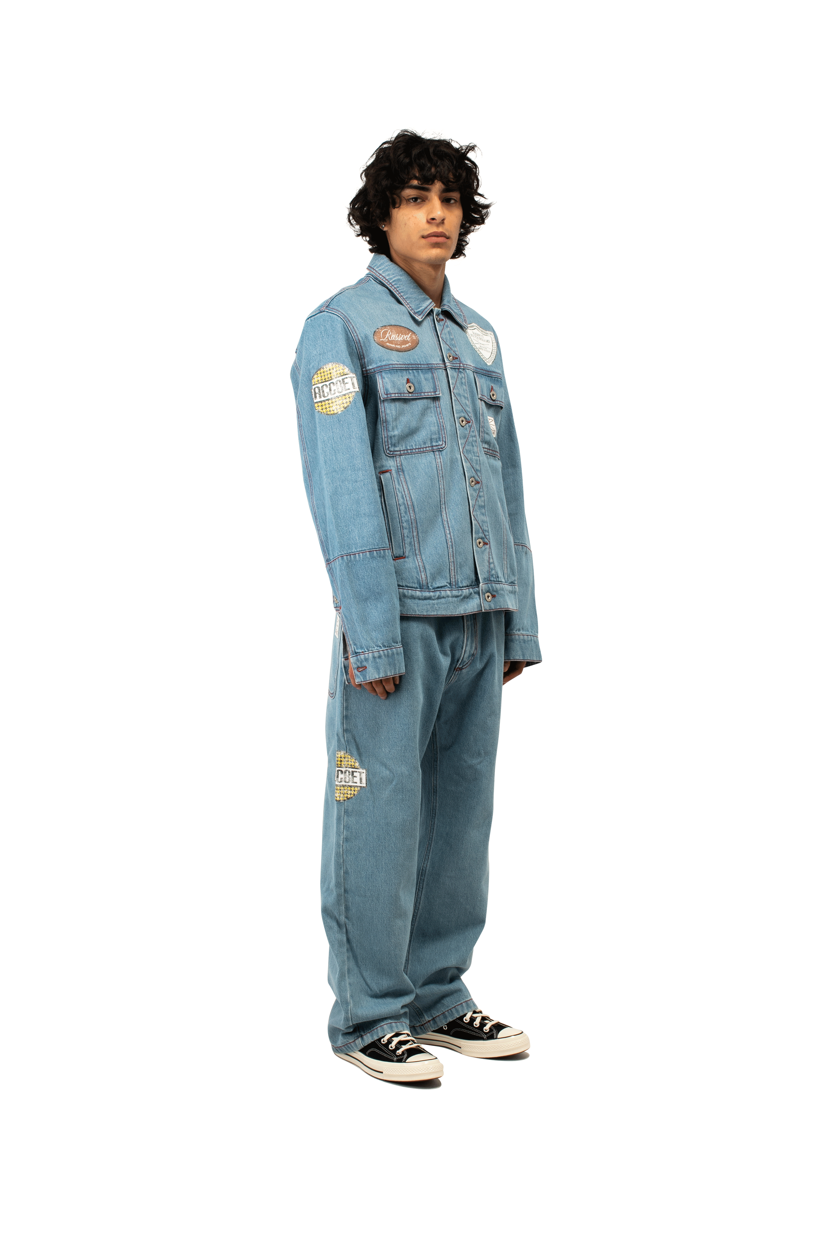Varsity Denim Jacket