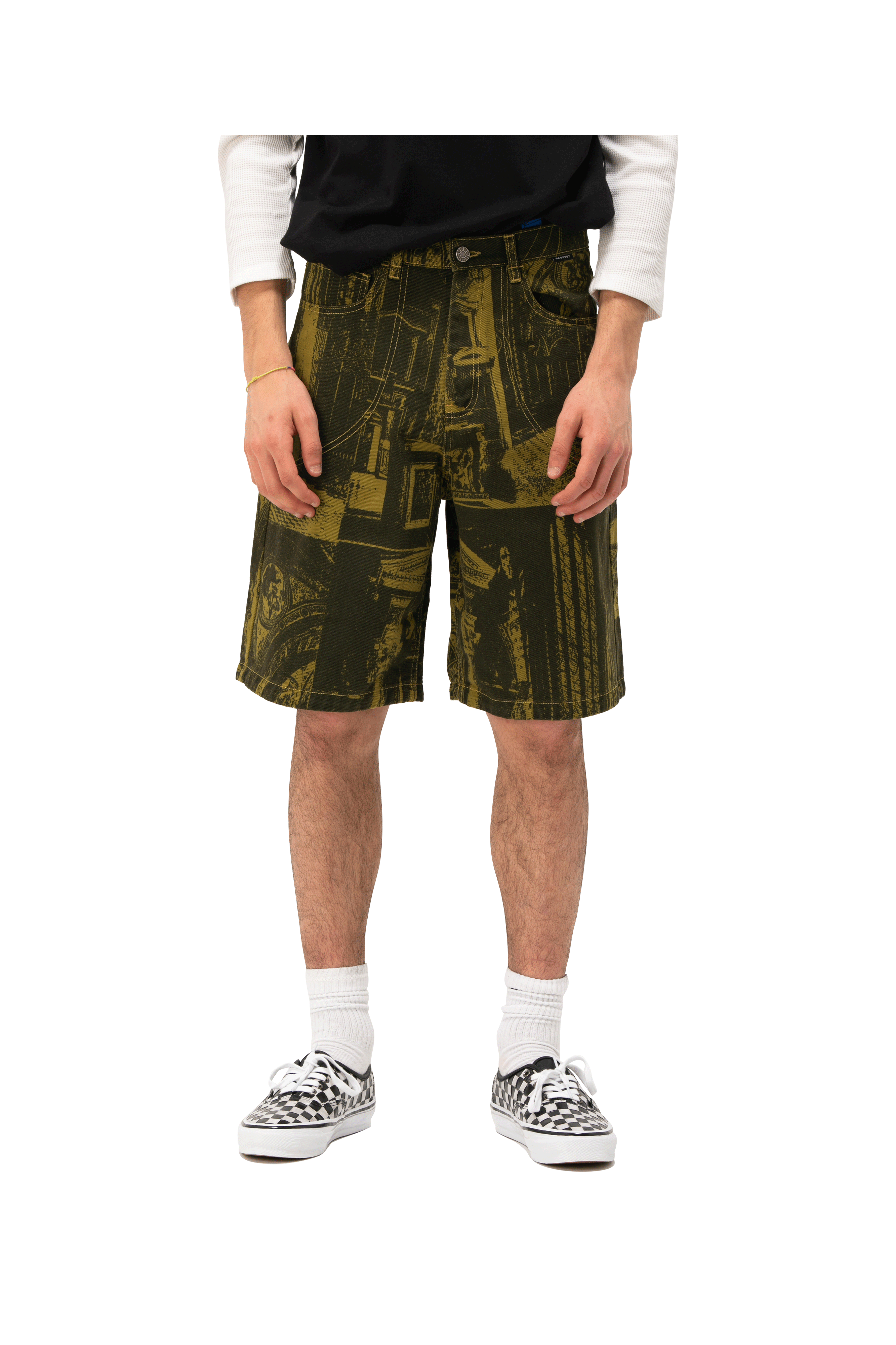 Castle Printed Denim Short Woven