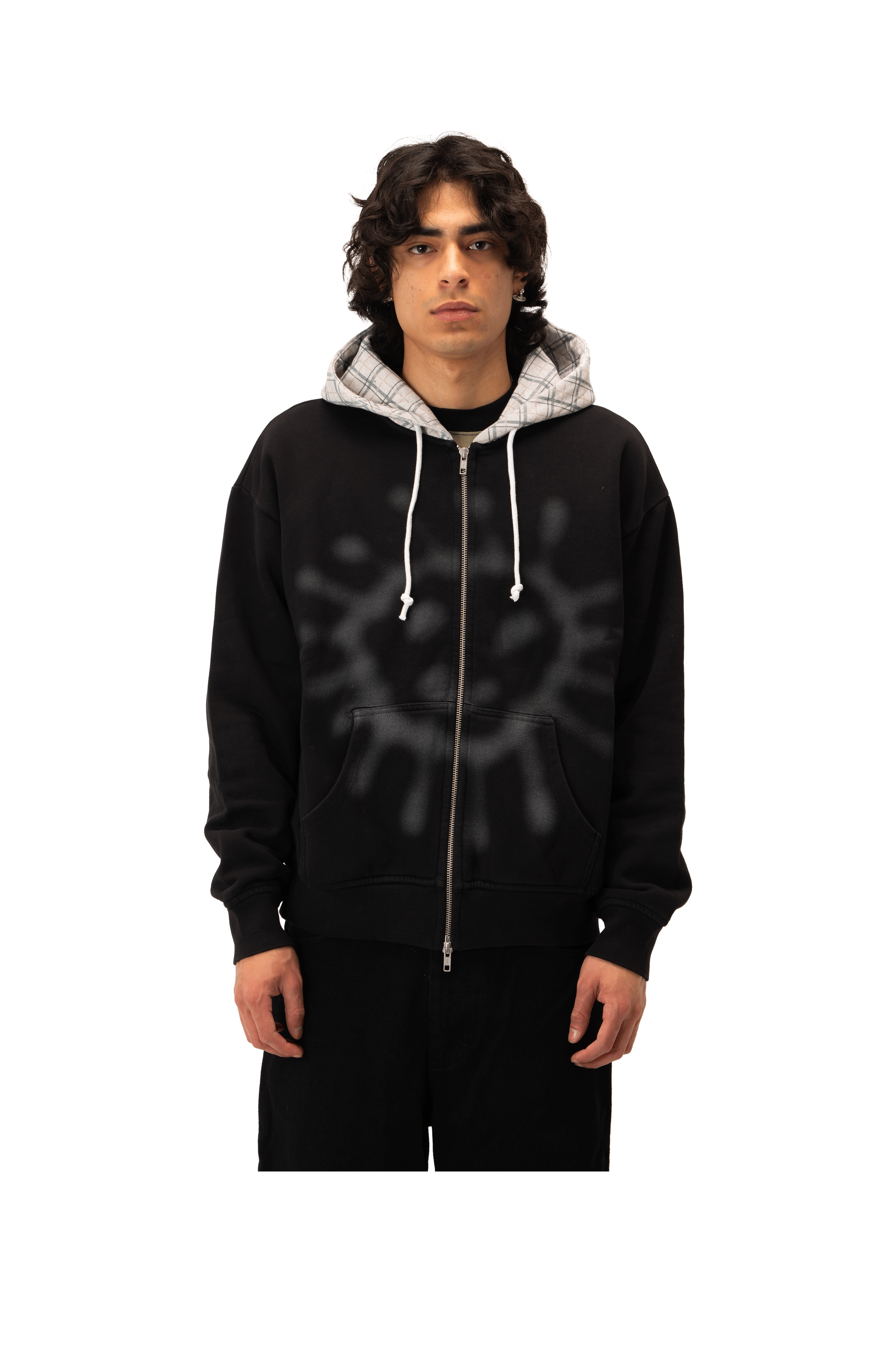 Sun Faded Zip Hoodie Knit