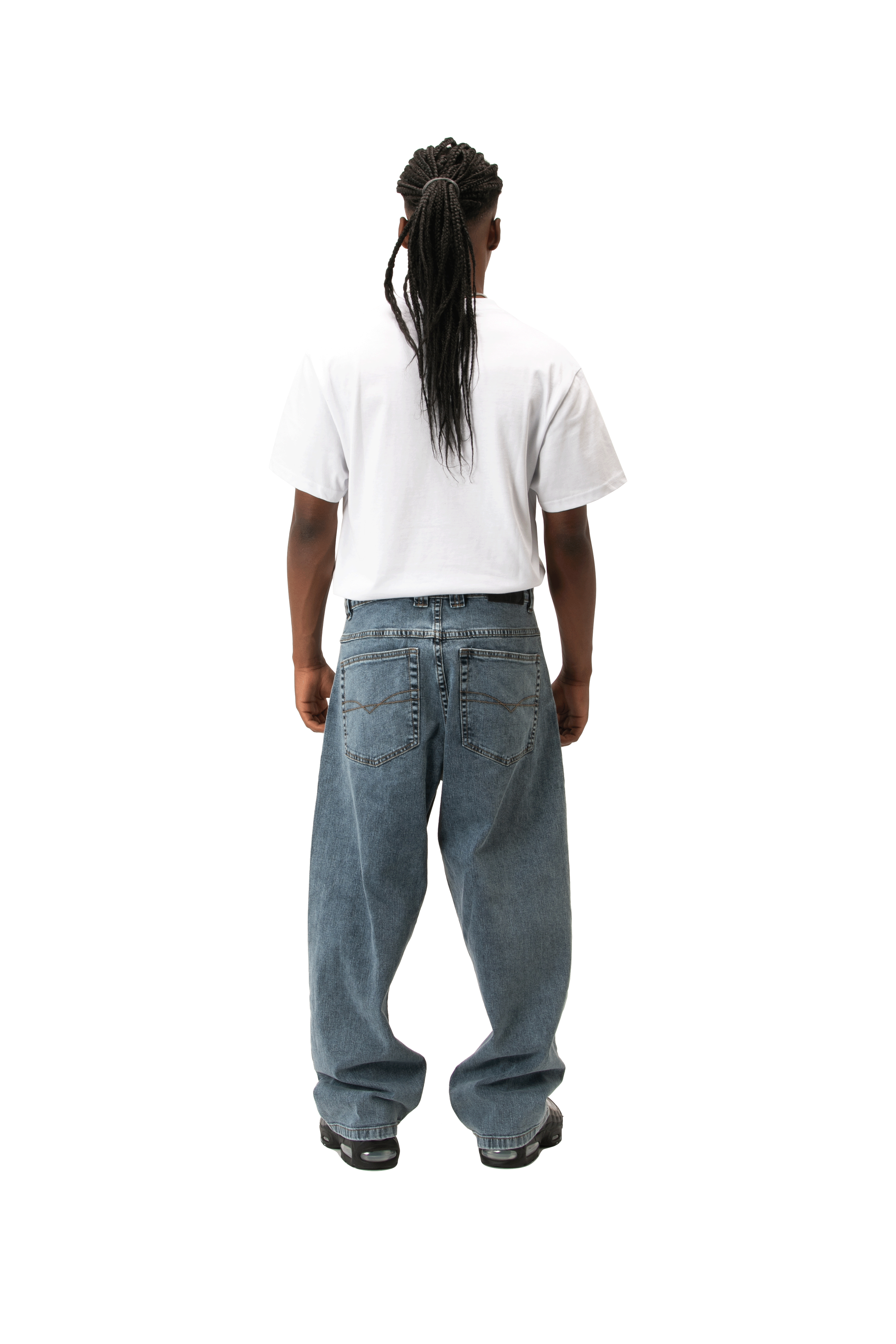 Ivory Slub Jeans