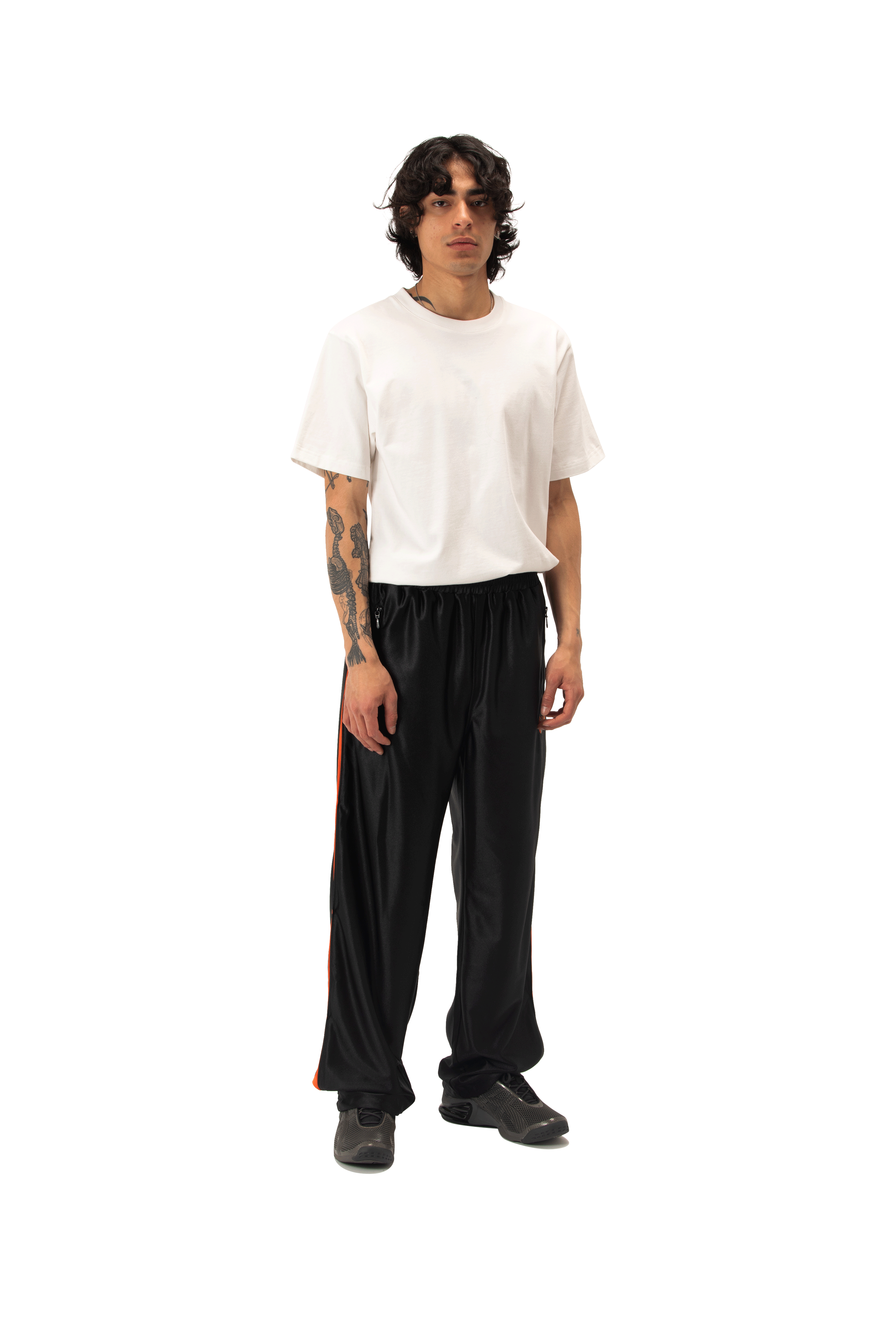 Tricot Sateen Track Pant