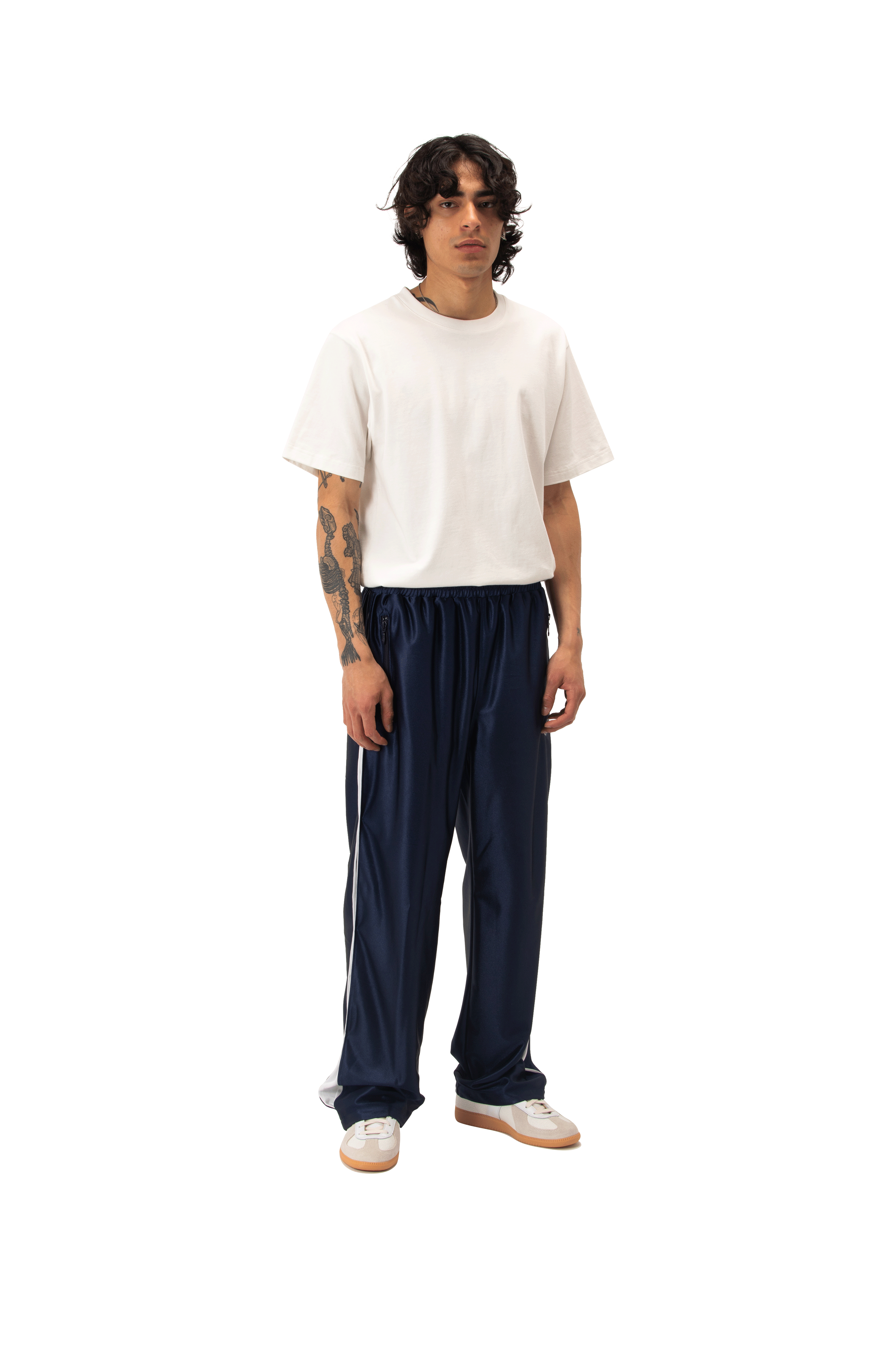 Tricot Sateen Track Pant
