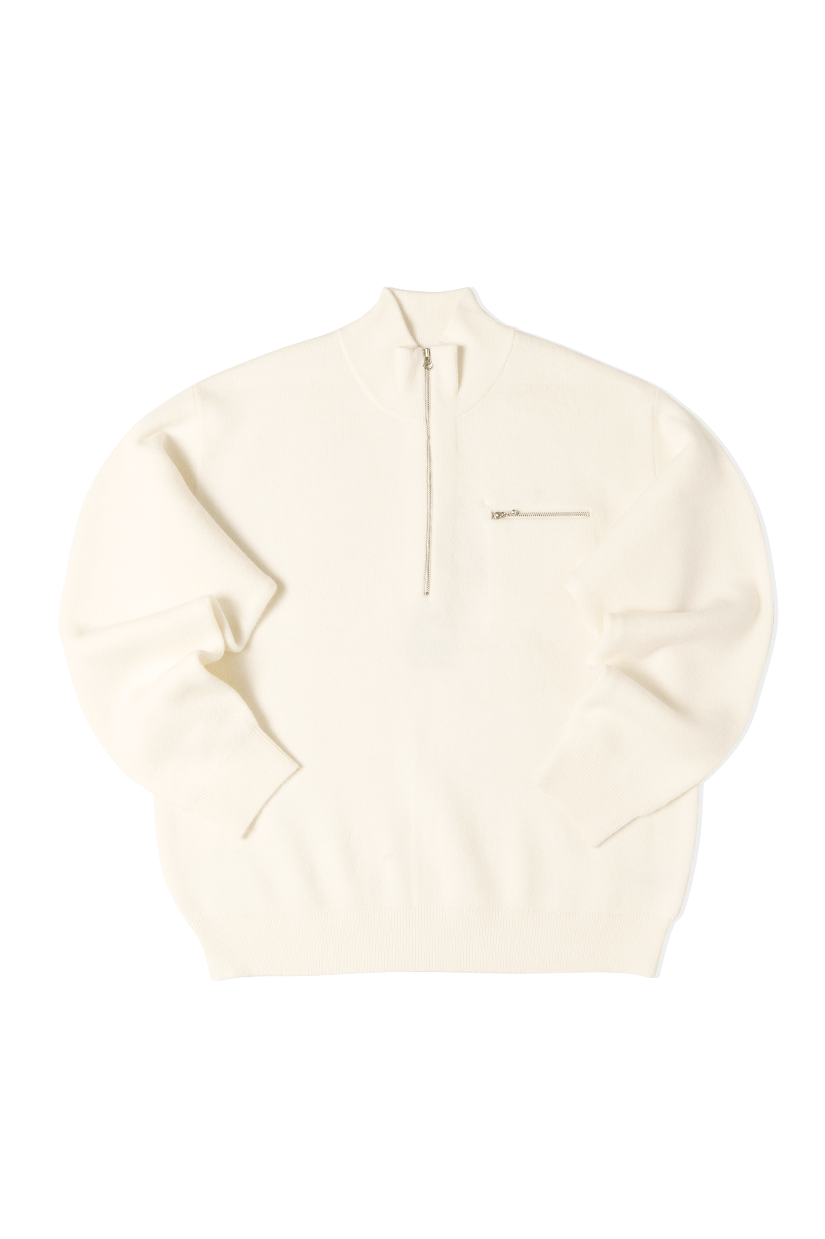 Half Zip Mock Neck Sweater