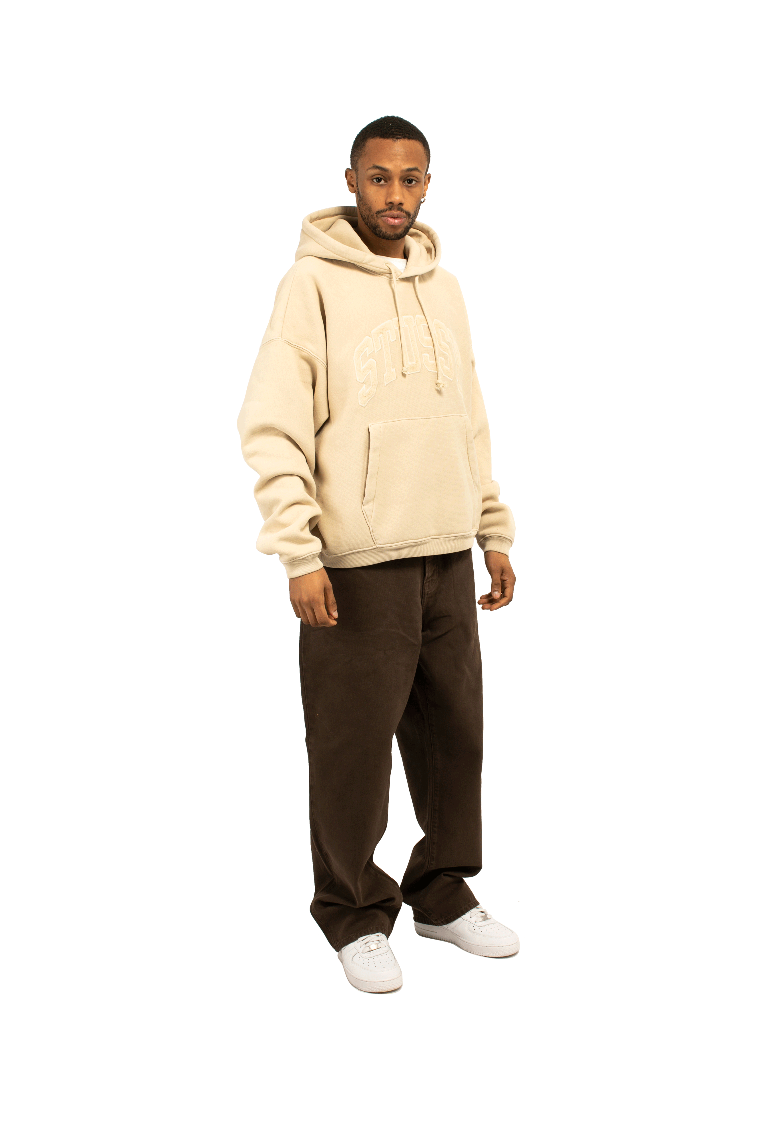 Embroidered Relaxed Hood
