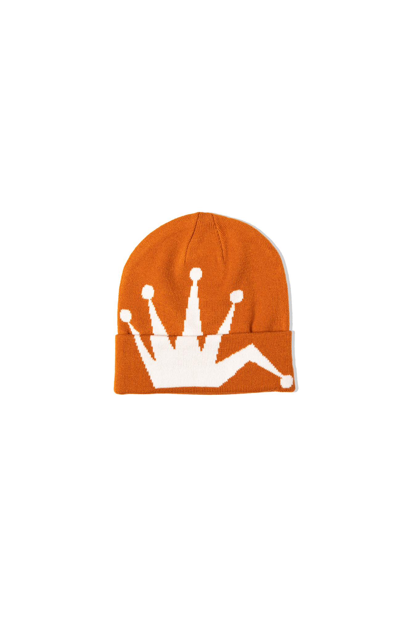 Crown Jacquard Cuff Beanie