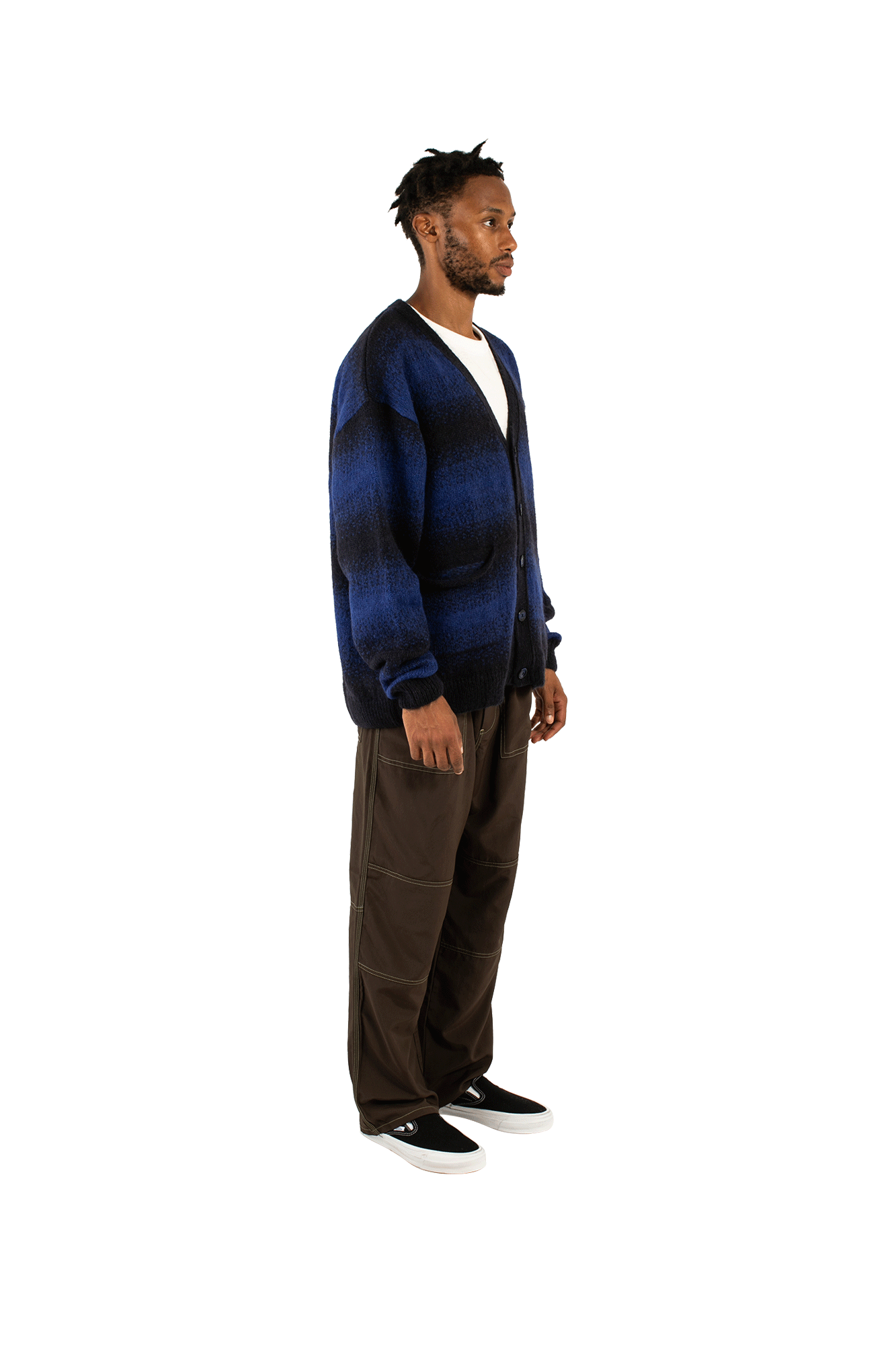 Striped Knitted Cardigan