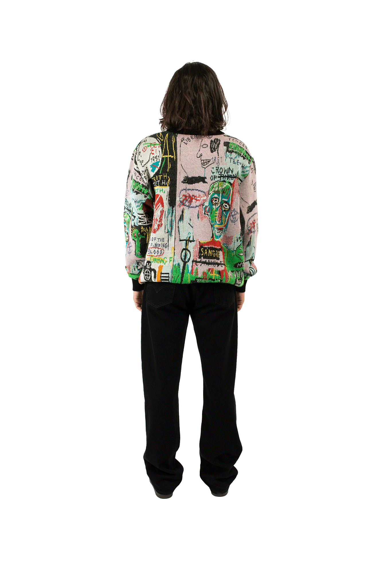 Jean Michel Basquiat Cardigan