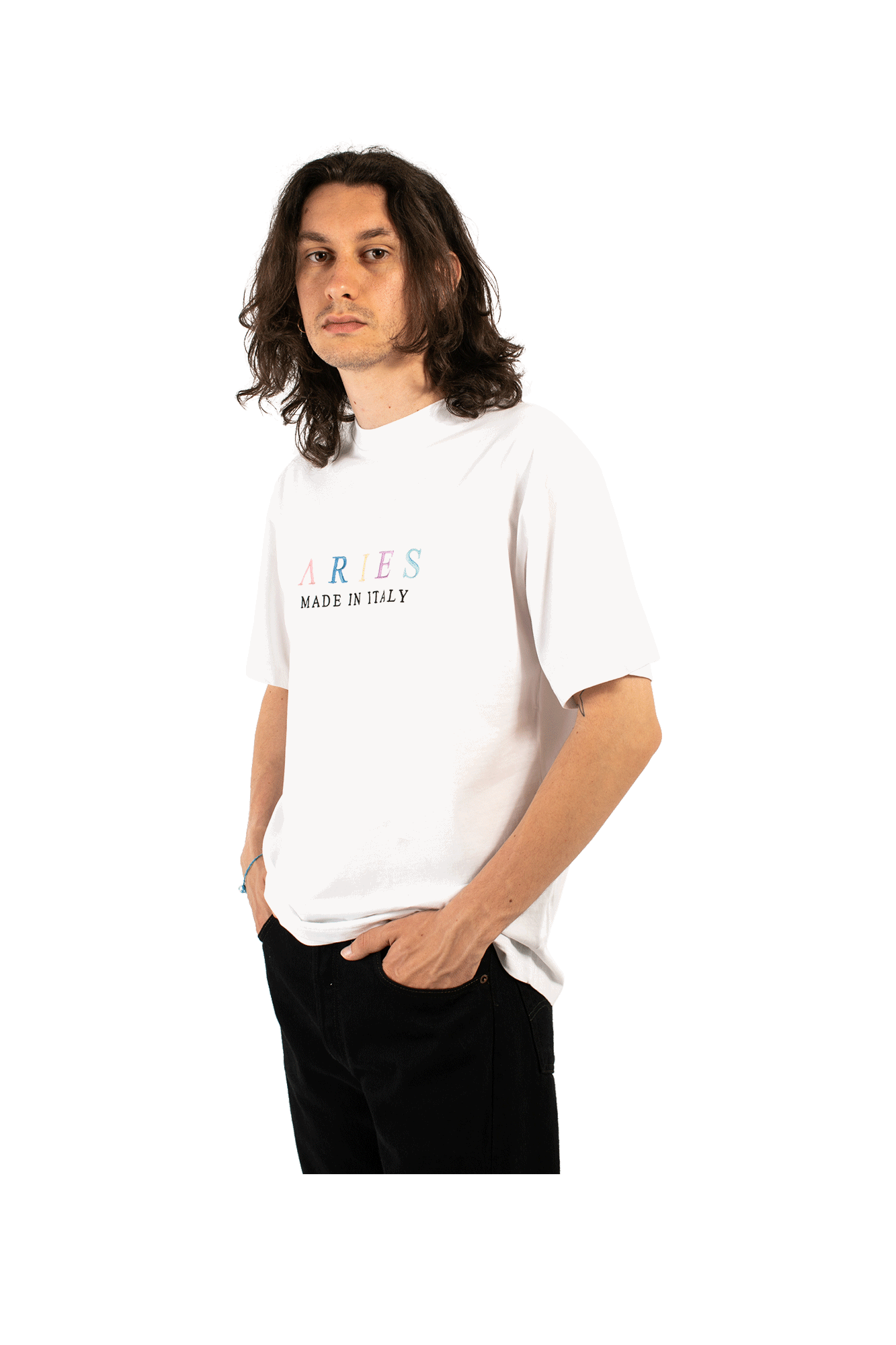 United Colours of Aries Embroidered T-Shirt